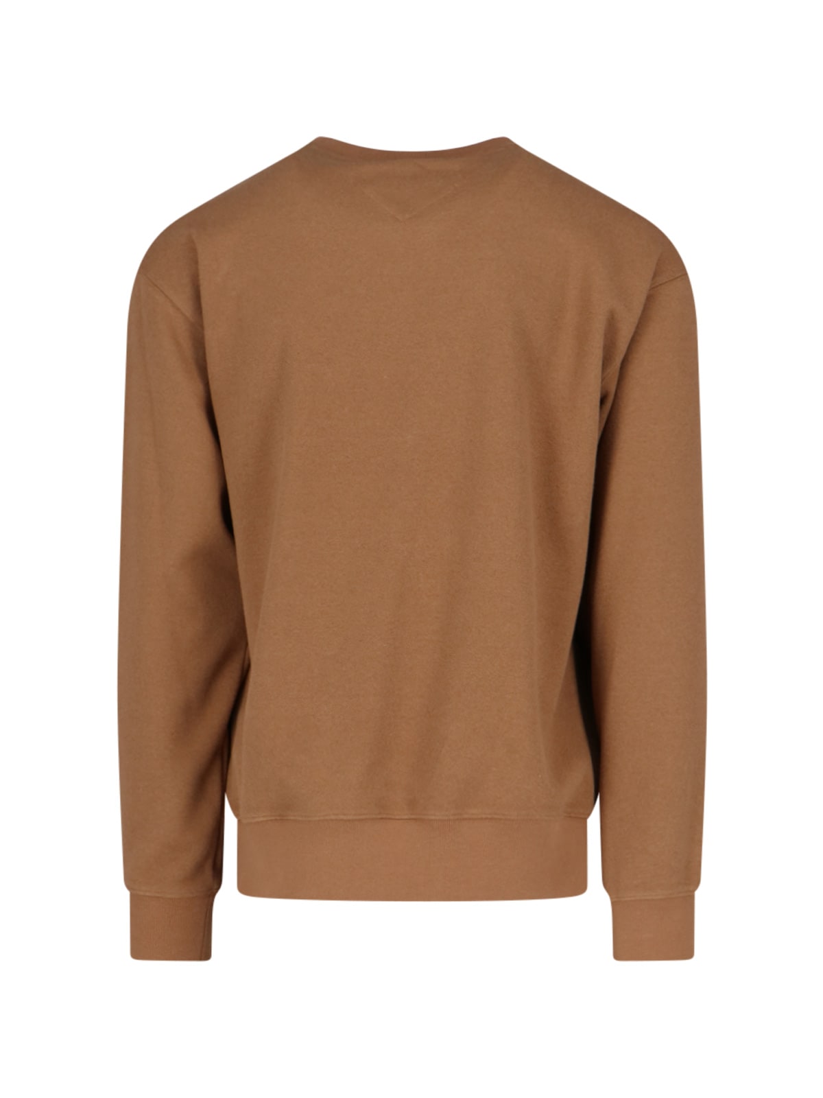 Shop Mcm Logo Crewneck Sweatshirt In Brown