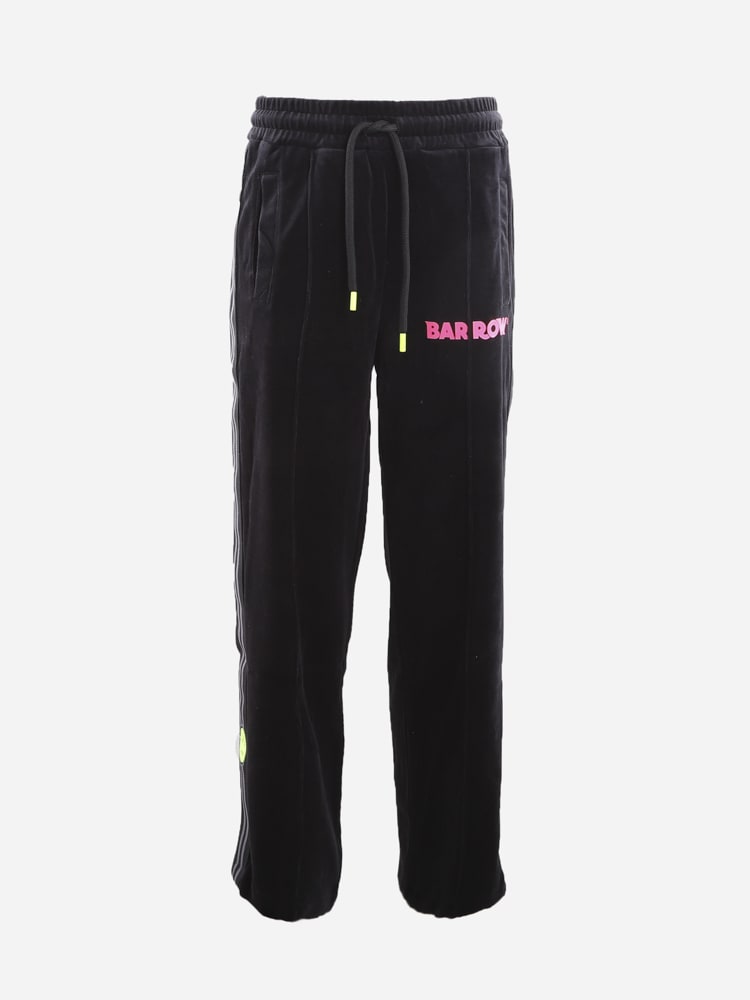 Barrow Cotton Trousers With Contrasting Logo Print
