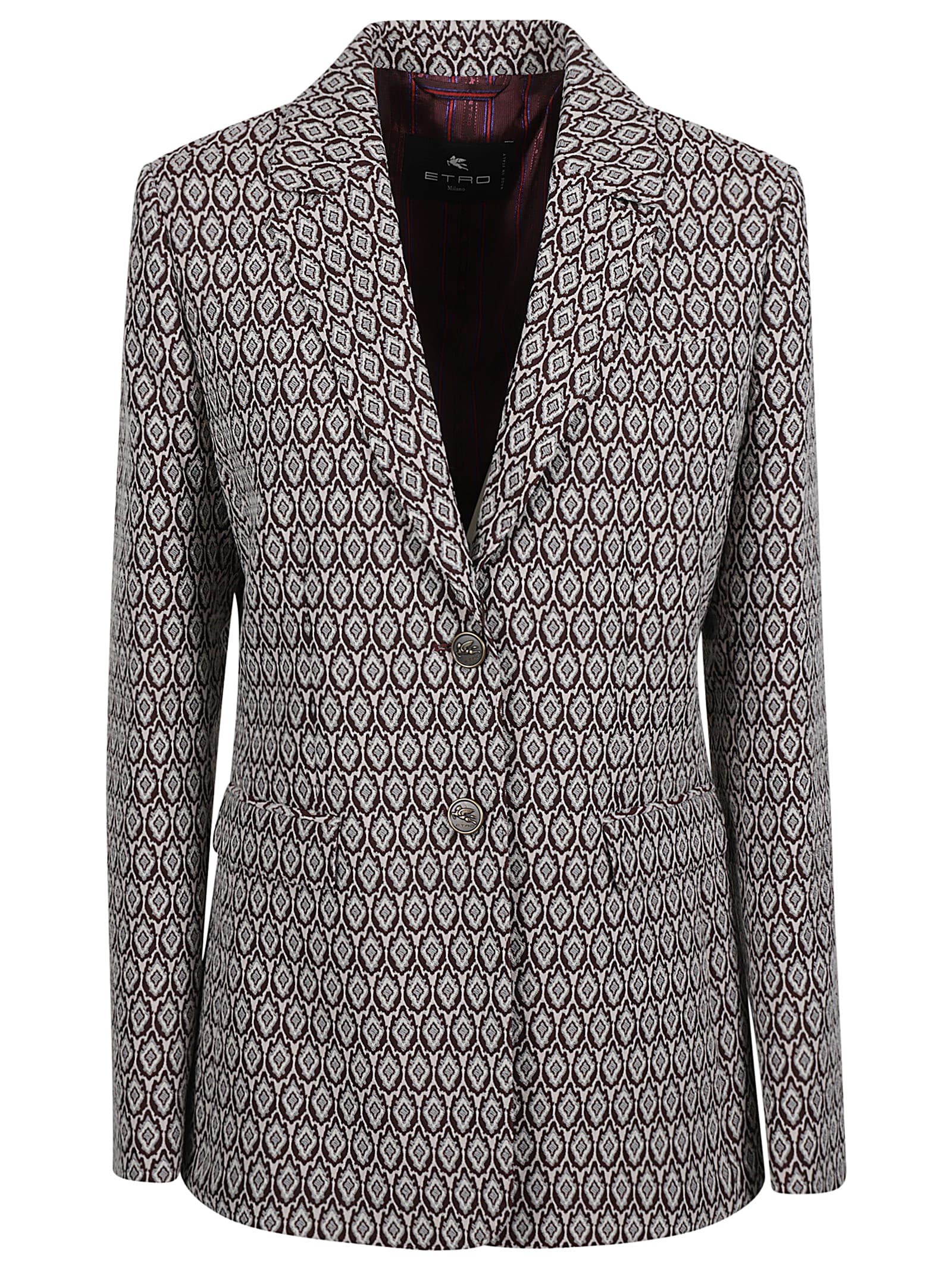 Two-button Monogram Blazer