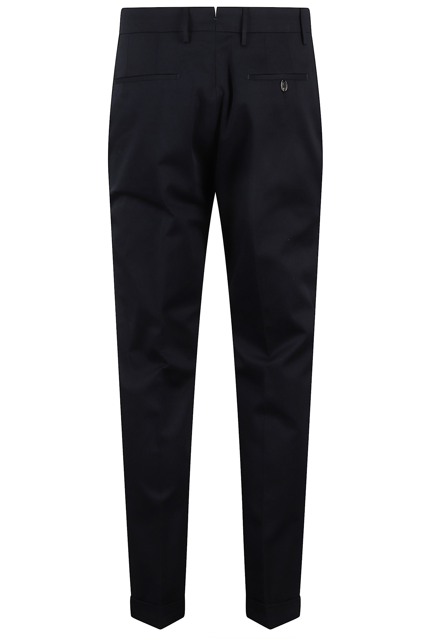 Berwich Elastic Waistband Trousers With Side And Back Pockets