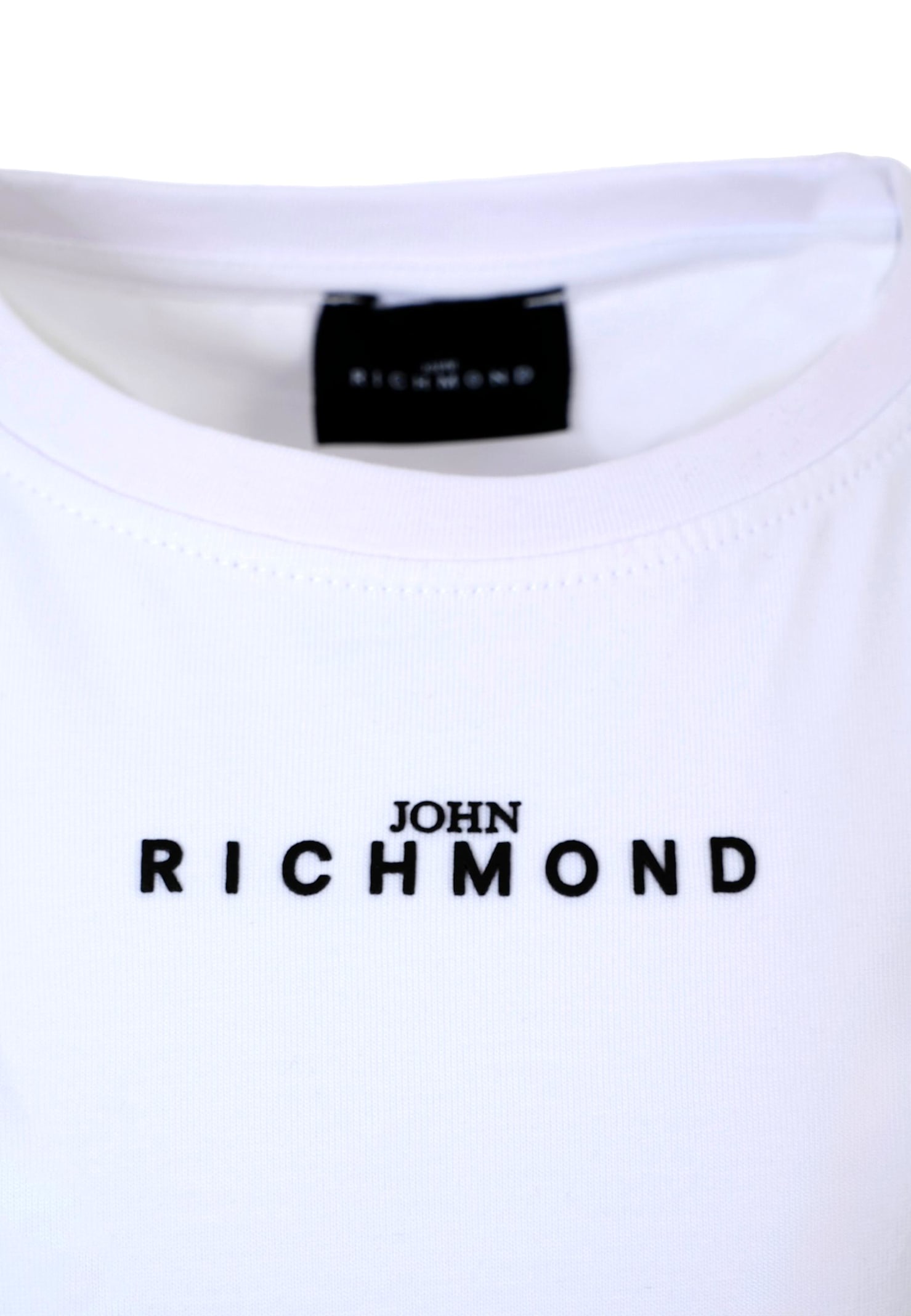 Richmond White T-shirt For Kids With Logo In White