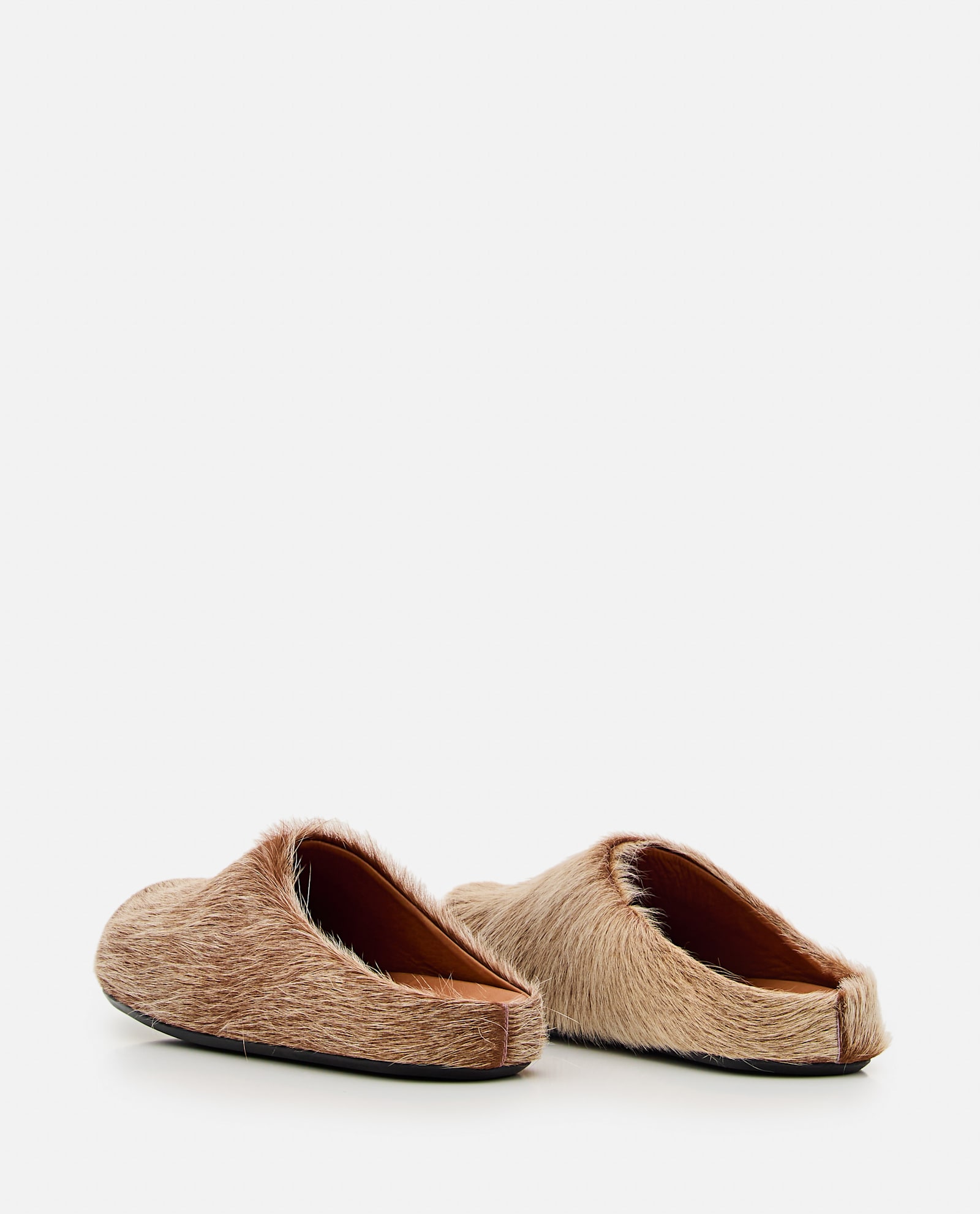 Shop Marni Fussbet Sabot In Beige