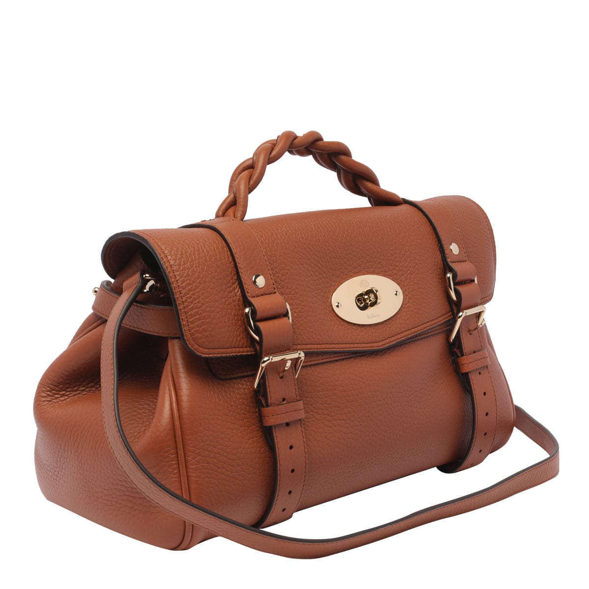 Shop Mulberry Alexa Handbag In Brown