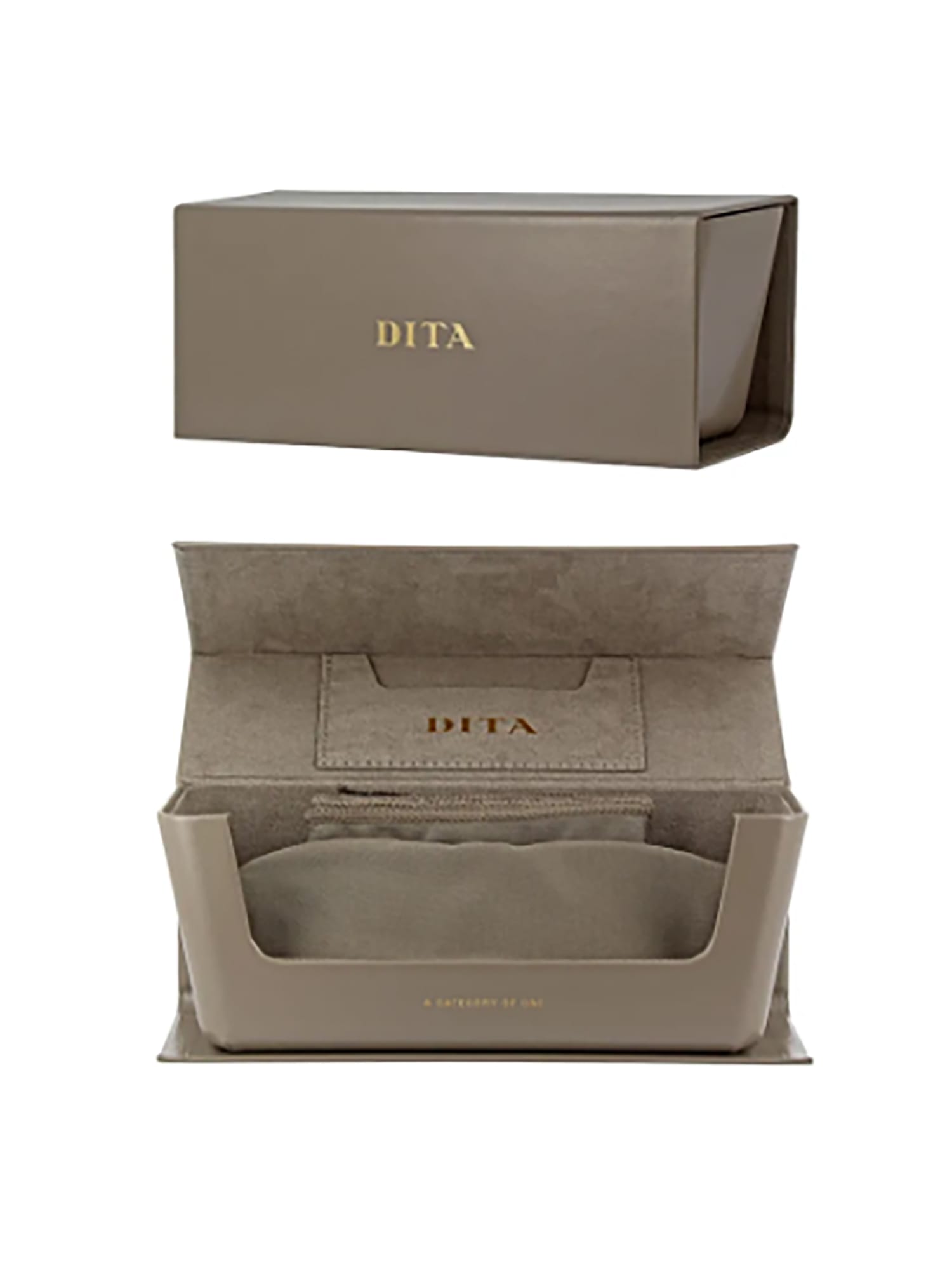 Shop Dita Dts165/a/03 Intracraft Sunglasses In Silver_yellow Gold