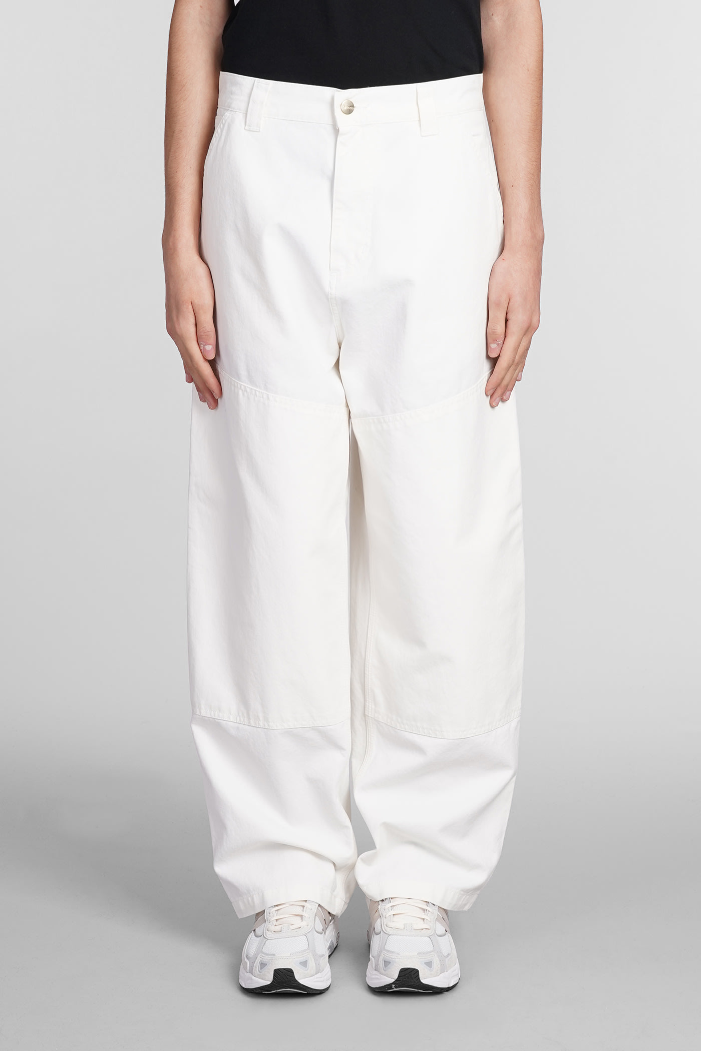 Carhartt Pants In Beige Cotton