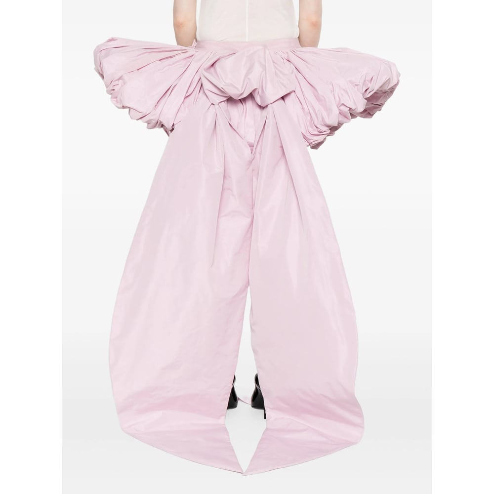 Dsquared2 High-low Layered Skirt Bow Detail In Pink