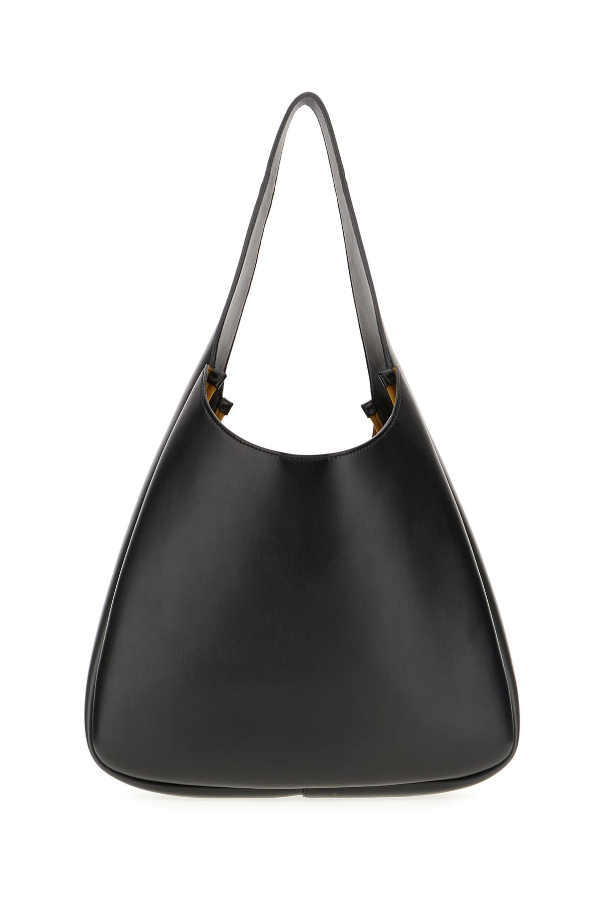 Shop Stella Mccartney Black Alter Mat Shoulder Bag In Nero