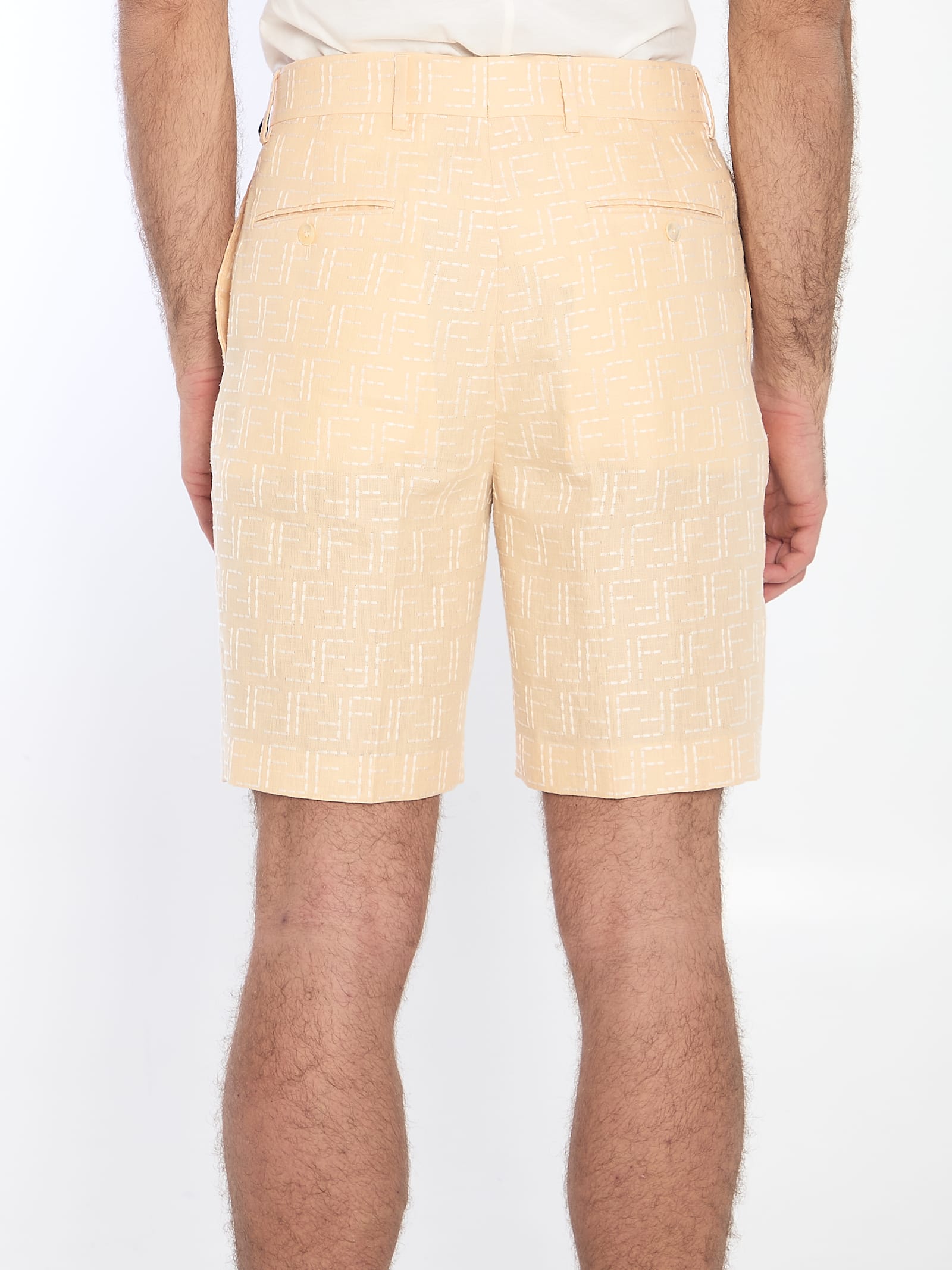 FENDI FF JACQUARD BERMUDA SHORTS
