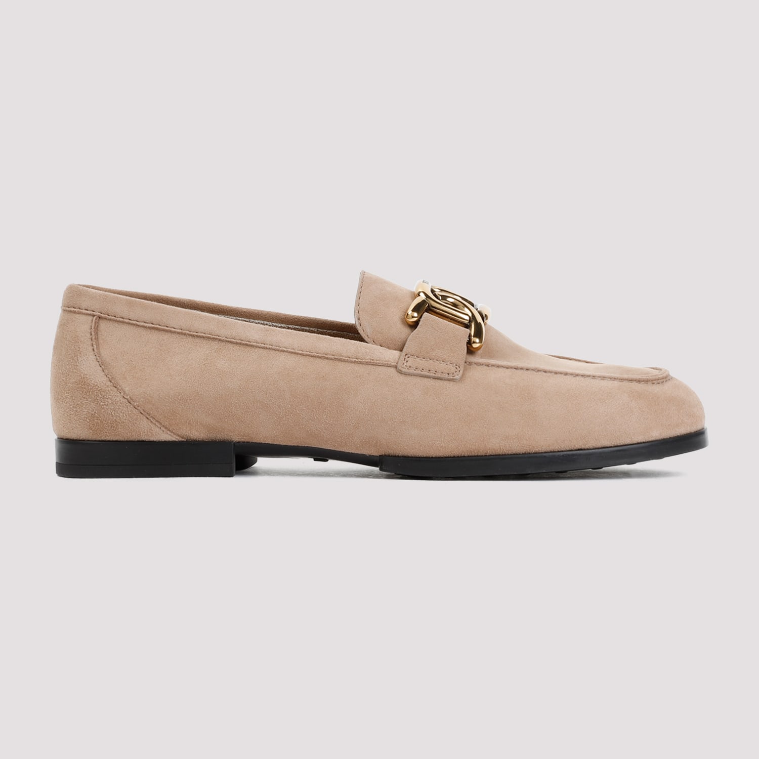 Shop Tod's Loafer Rubber Sole In Cappuccino