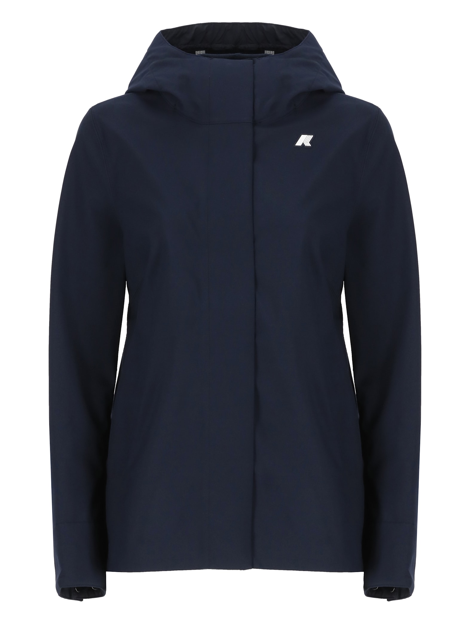 Shop K-way Madalina Bonded Jacket In Blue