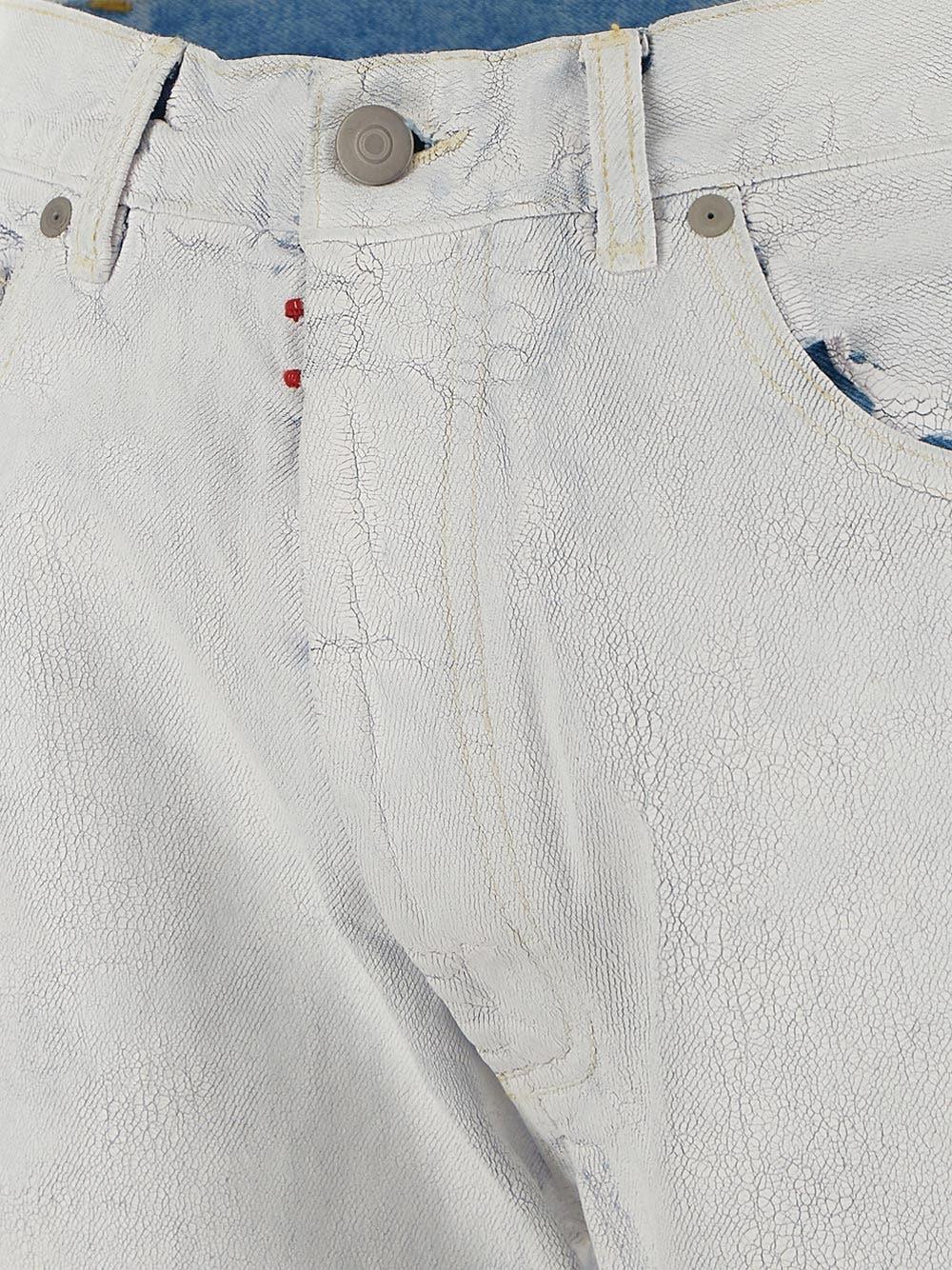 Shop Maison Margiela Whiteout Trousers