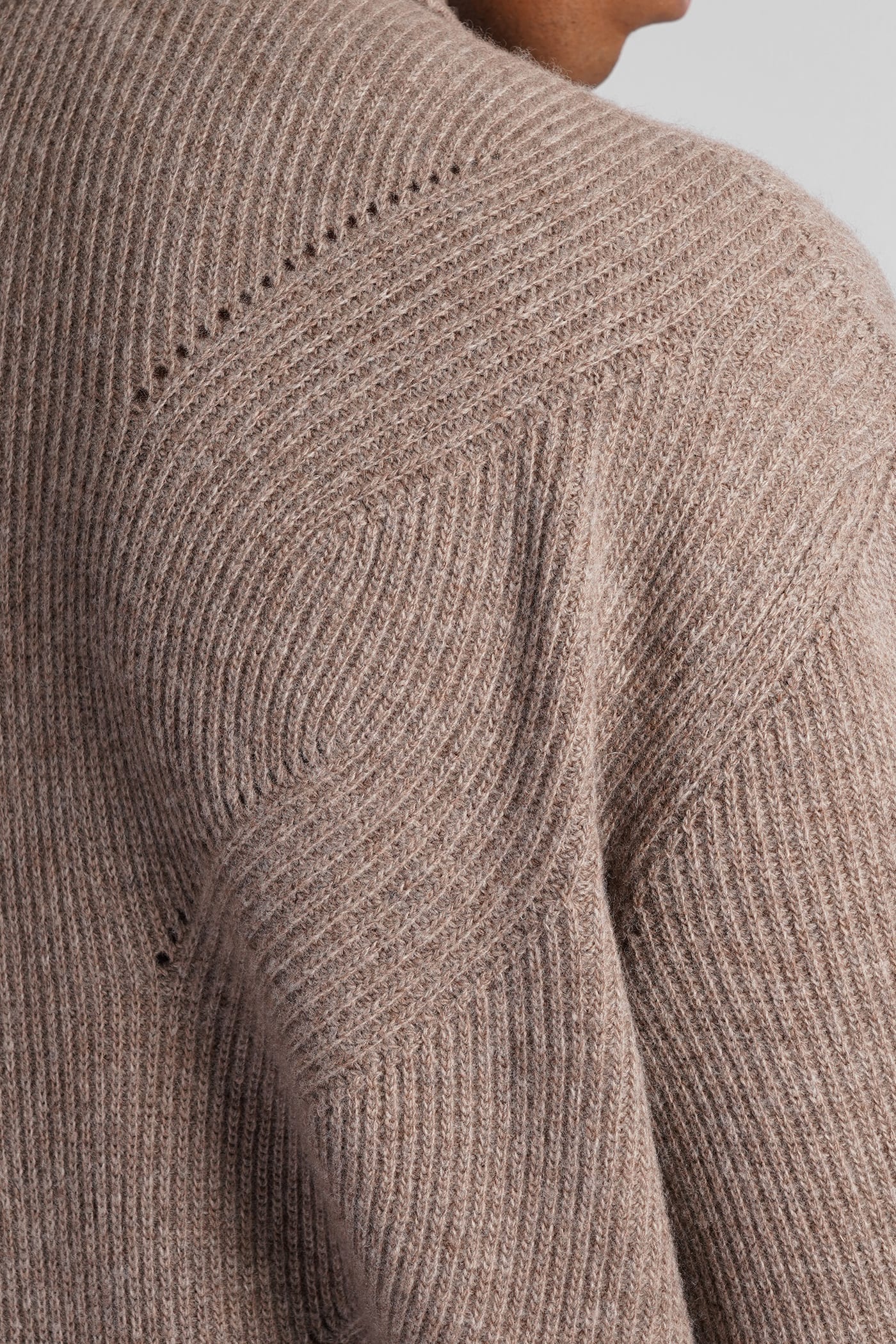 Shop Paura Palermo Polo In Beige Wool