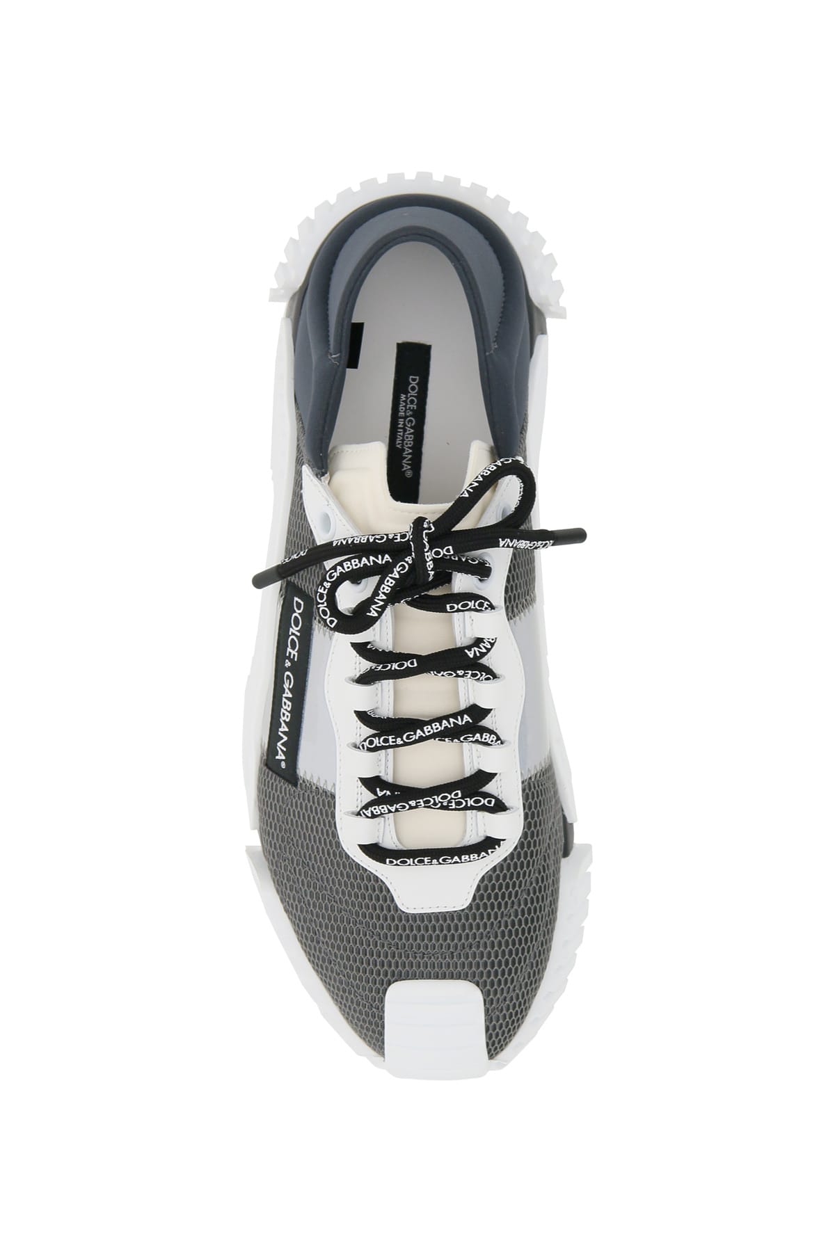 Shop Dolce & Gabbana Ns1 Sneakers In Antracite/avorio