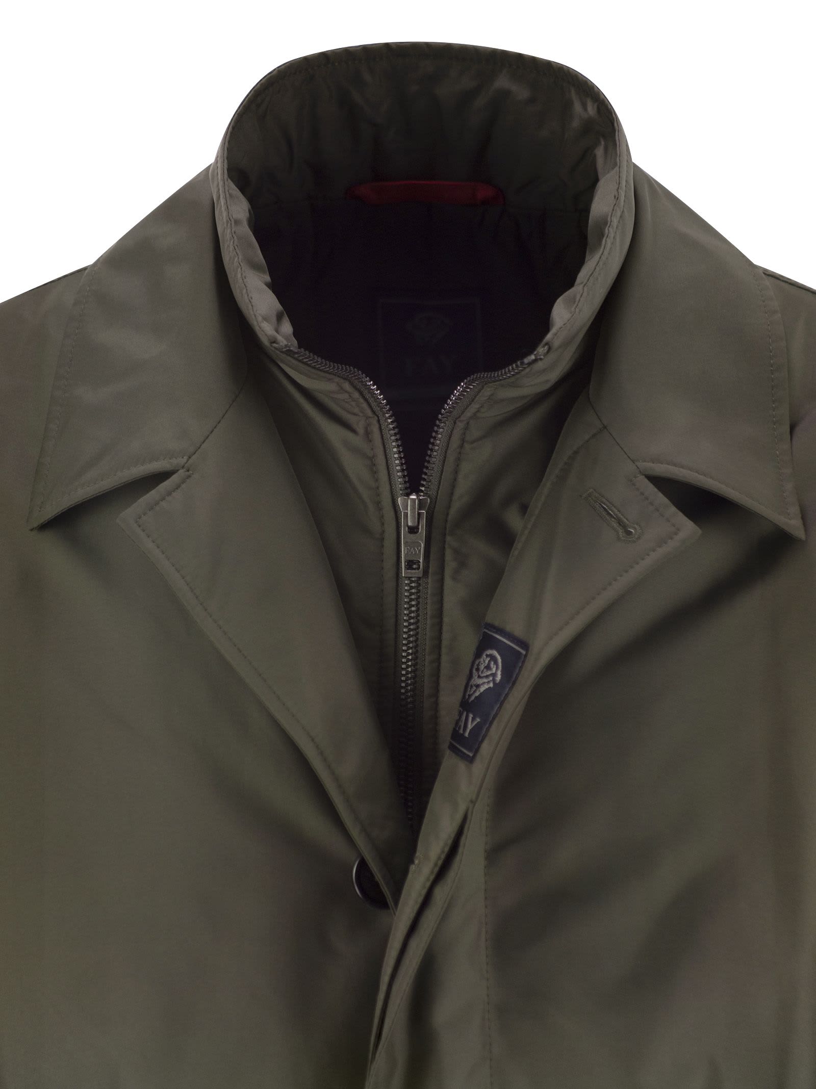 Fay Morning Coat In Green