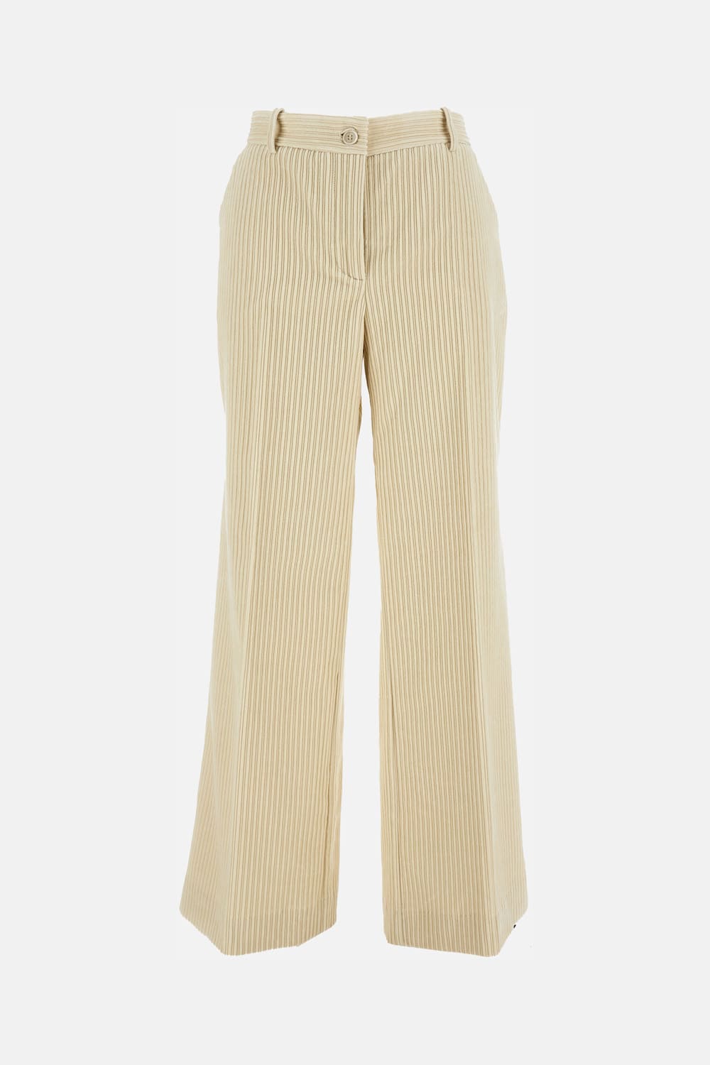 P.a.r.o.s.h Velvet Trousers In White