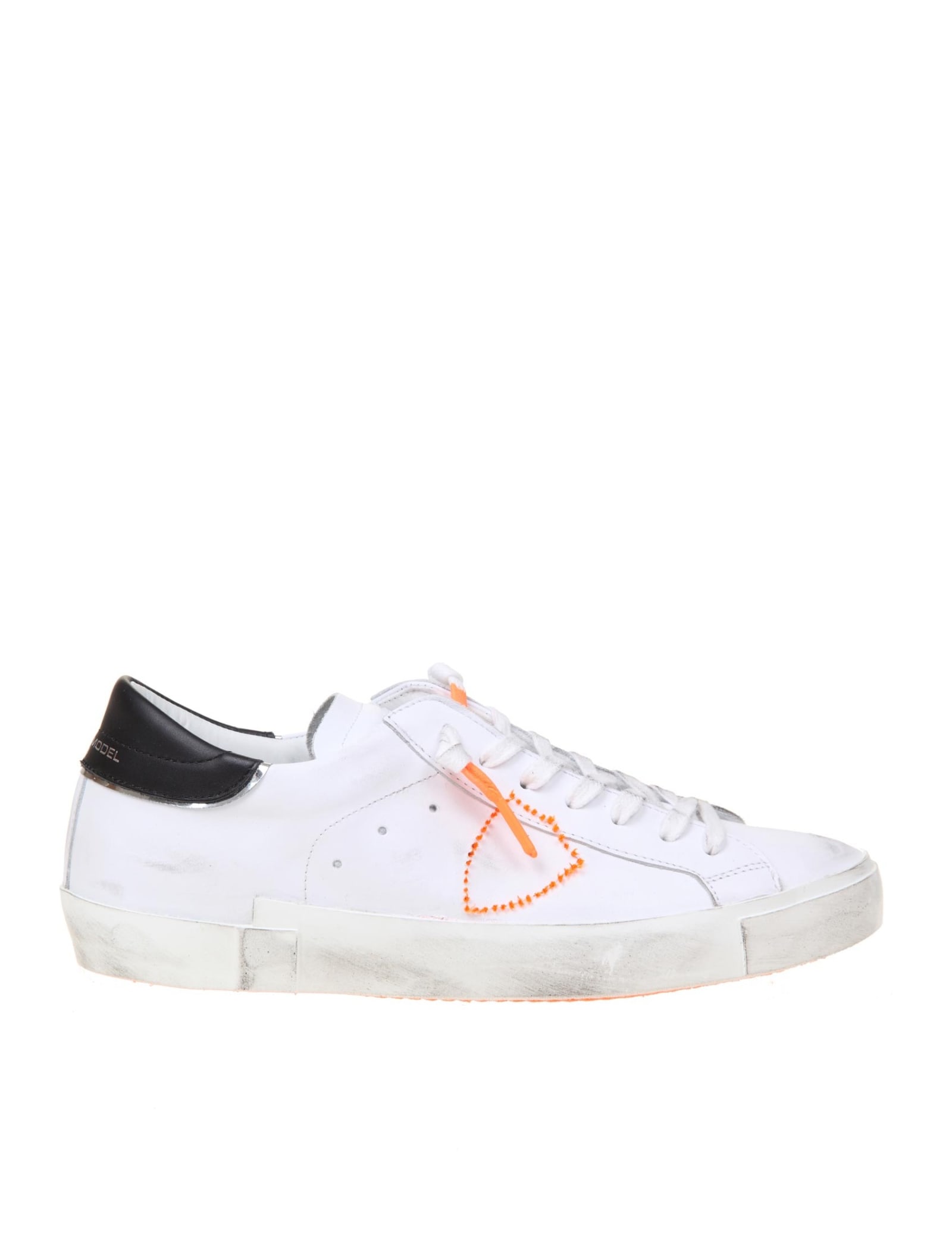Philippe Model High Sneakers In White Leather