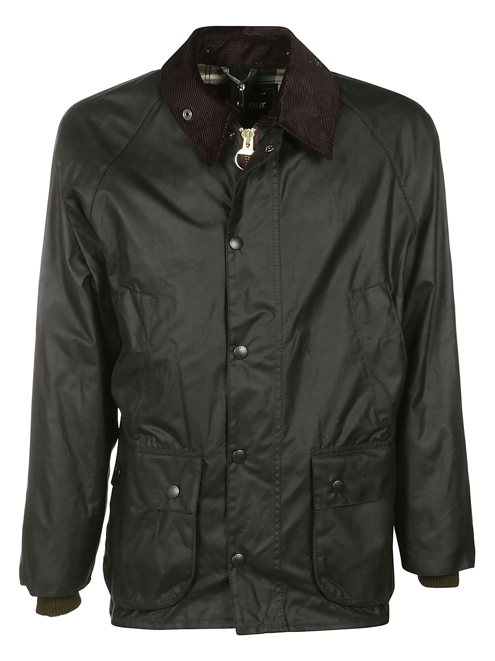 Barbour Slim Fit Bedale Camo Waxed Jacket - Black - Atterley | ModeSens