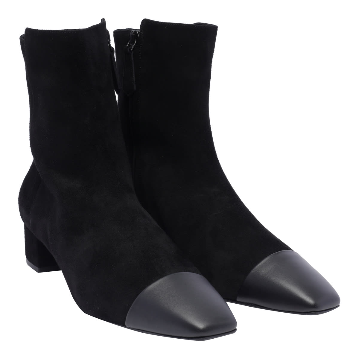 Shop Aquazzura French Flirt Booties In Black