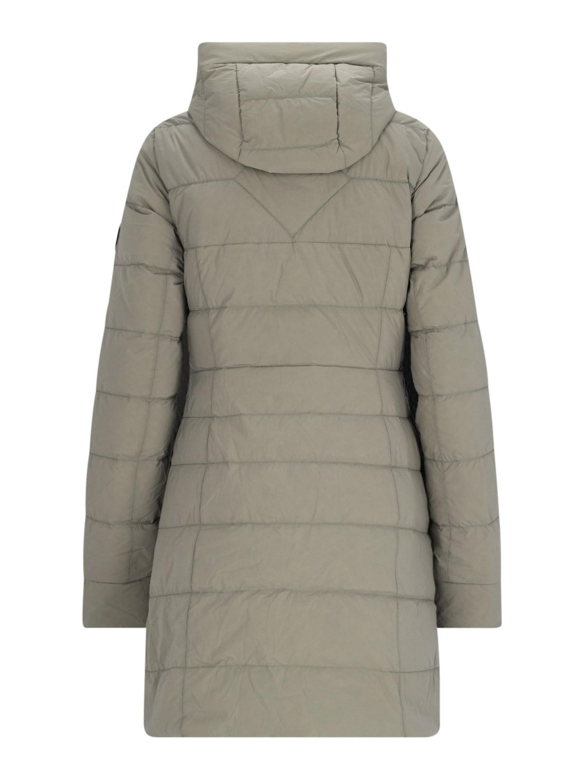 Shop Canada Goose Clair Hooded Coat In Grey