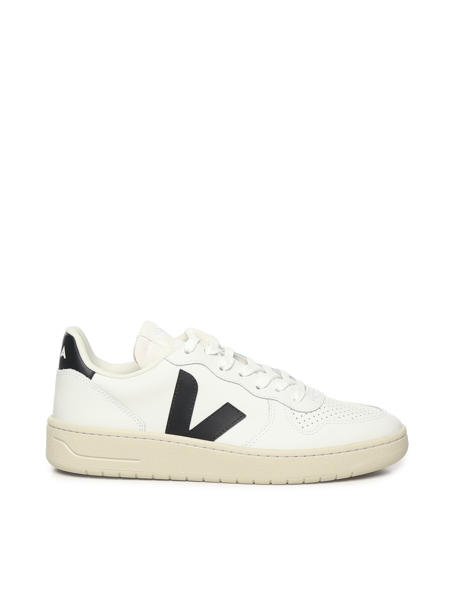 Veja V-90 Man Sneakers White Size 9 Leather In White