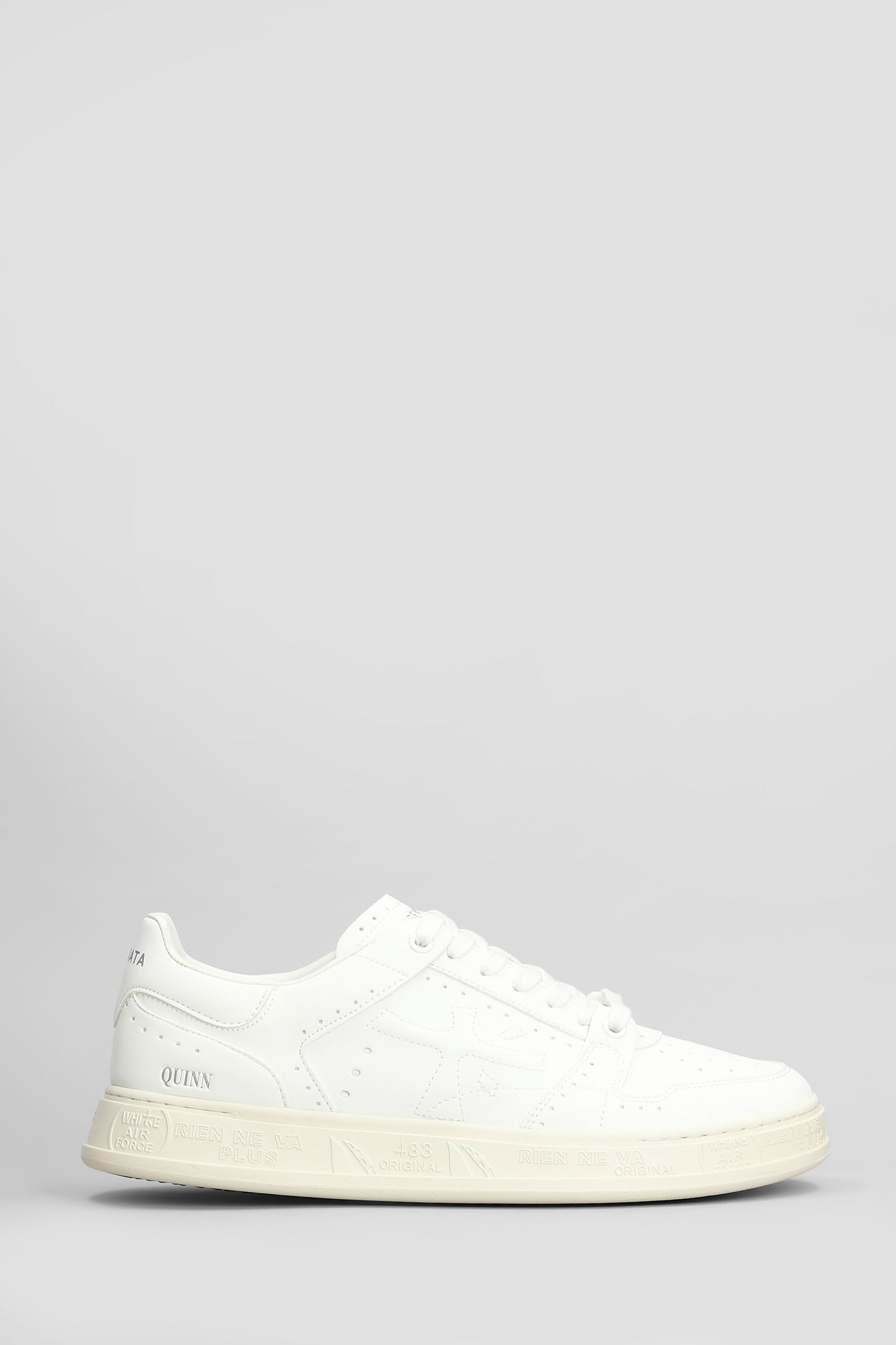 Quinn Sneakers In White Leather