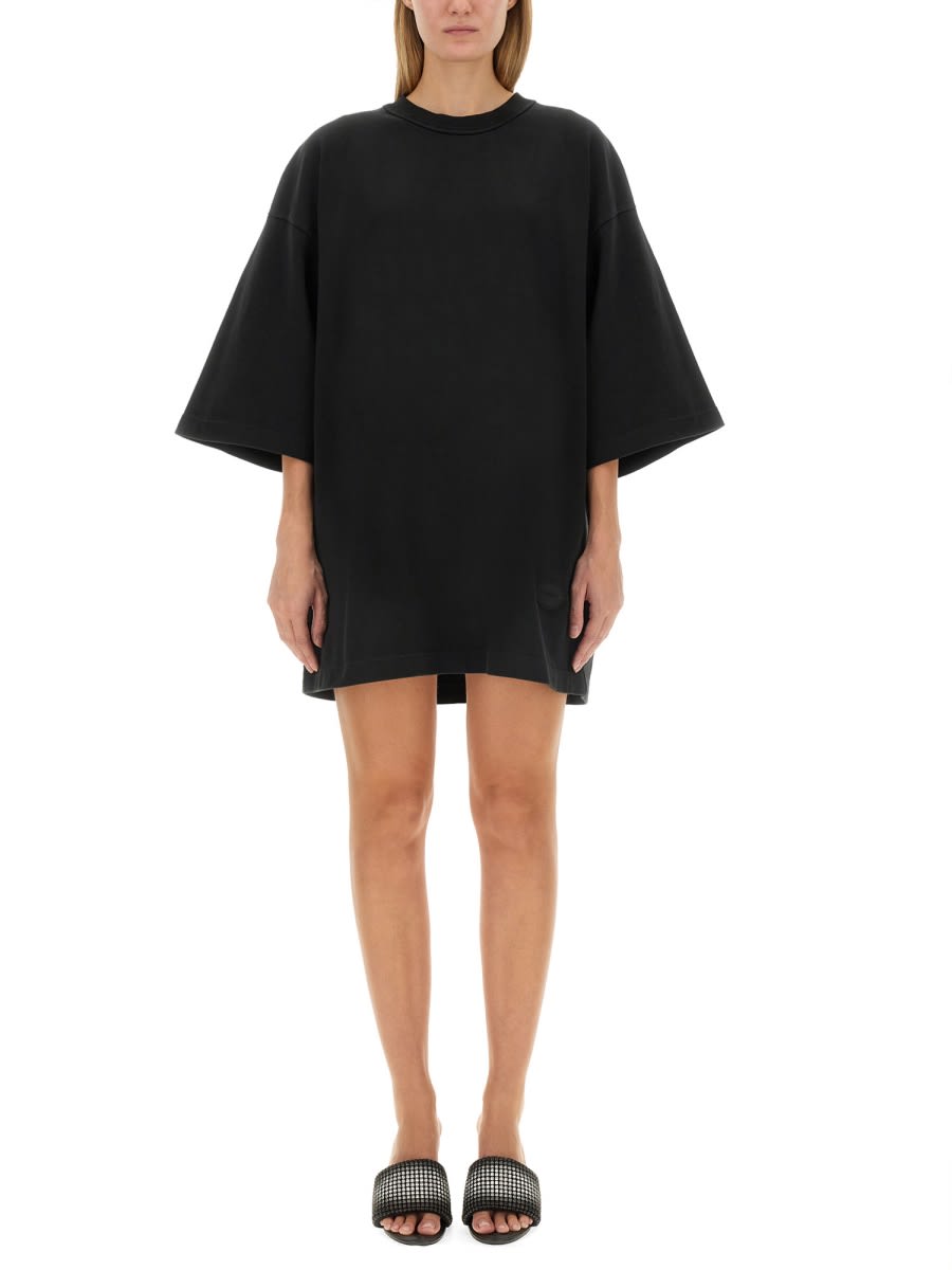 Shop Alexander Wang T Oversize Fit T-shirt In Black