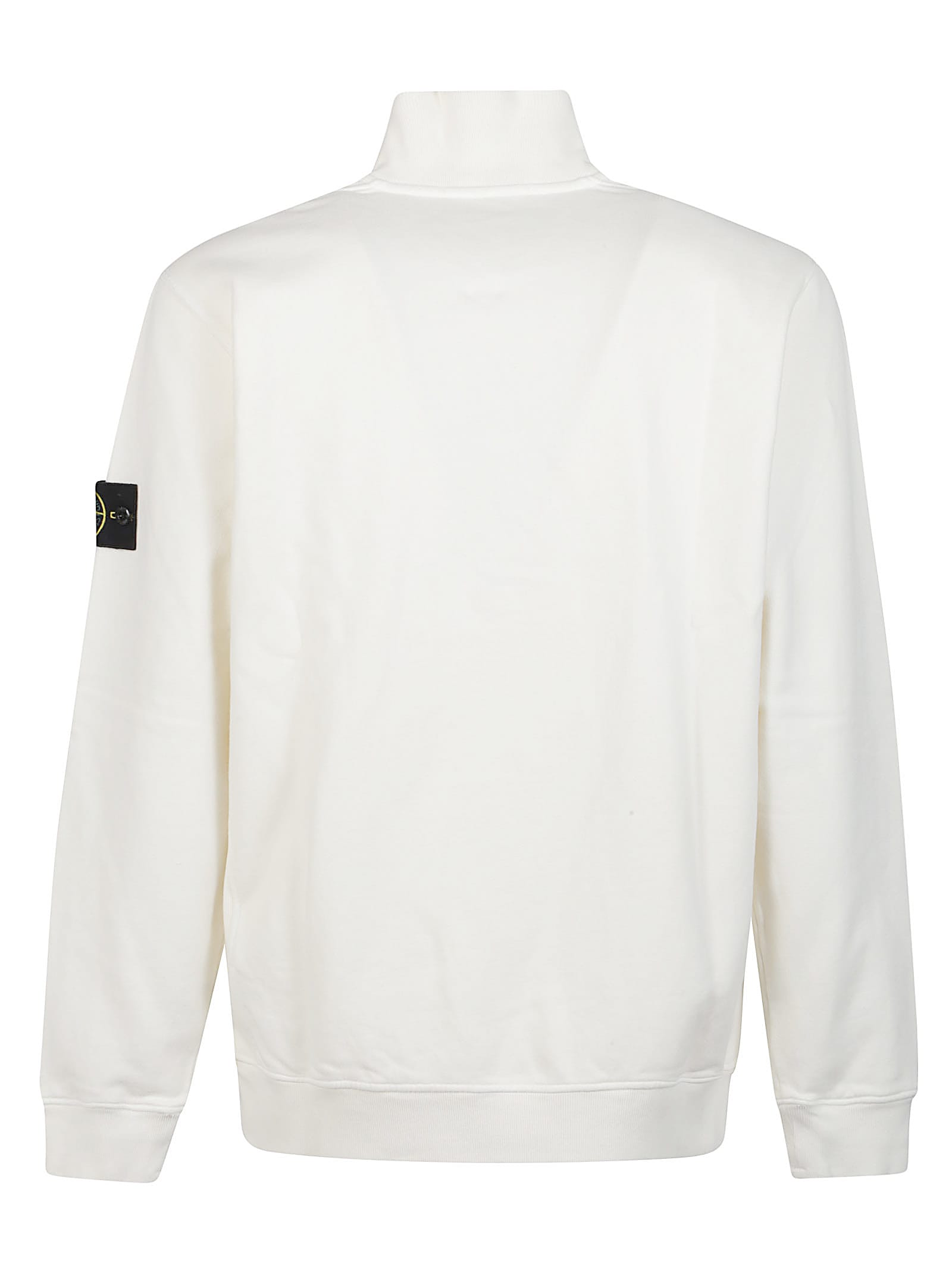 Stone Island 6100068 Half-zip Sweatshirt In White