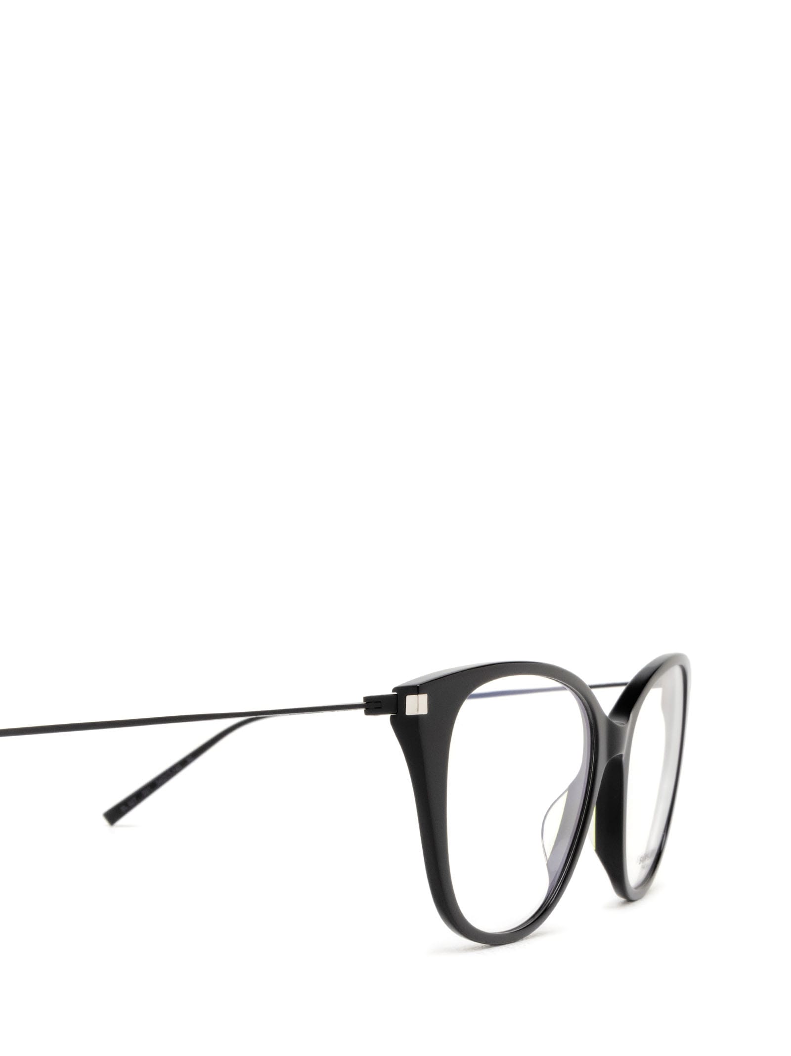 Shop Saint Laurent Sl 627 Black Glasses