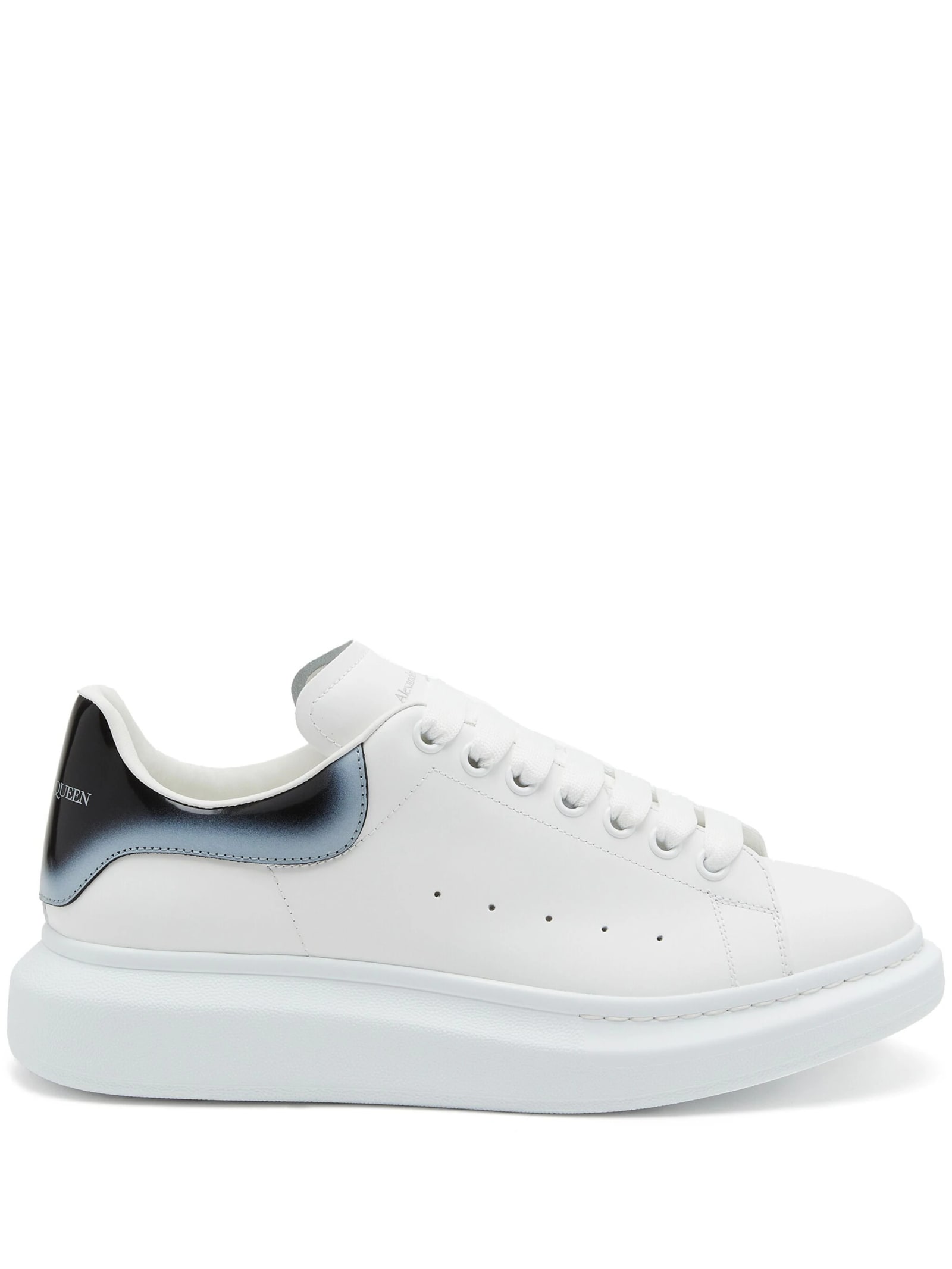 ALEXANDER MCQUEEN OVERSIZED SNEAKERS IN WHITE AND BLACK