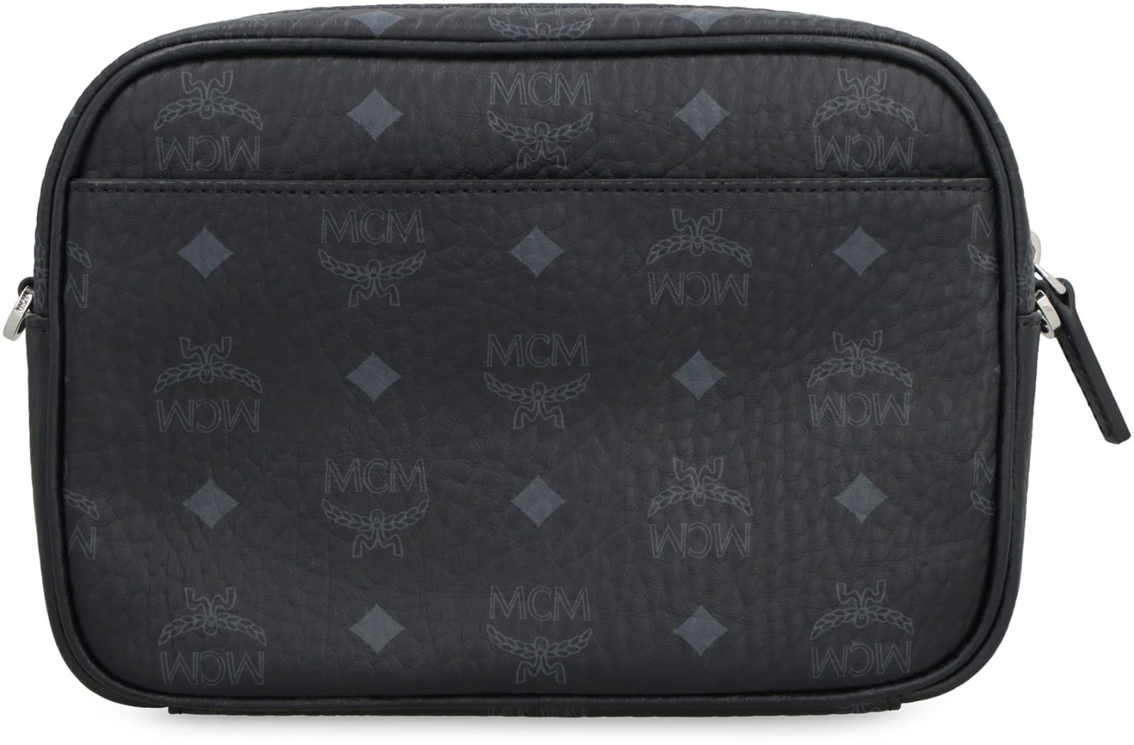 Shop Mcm Aren Crossbody Bag In Black