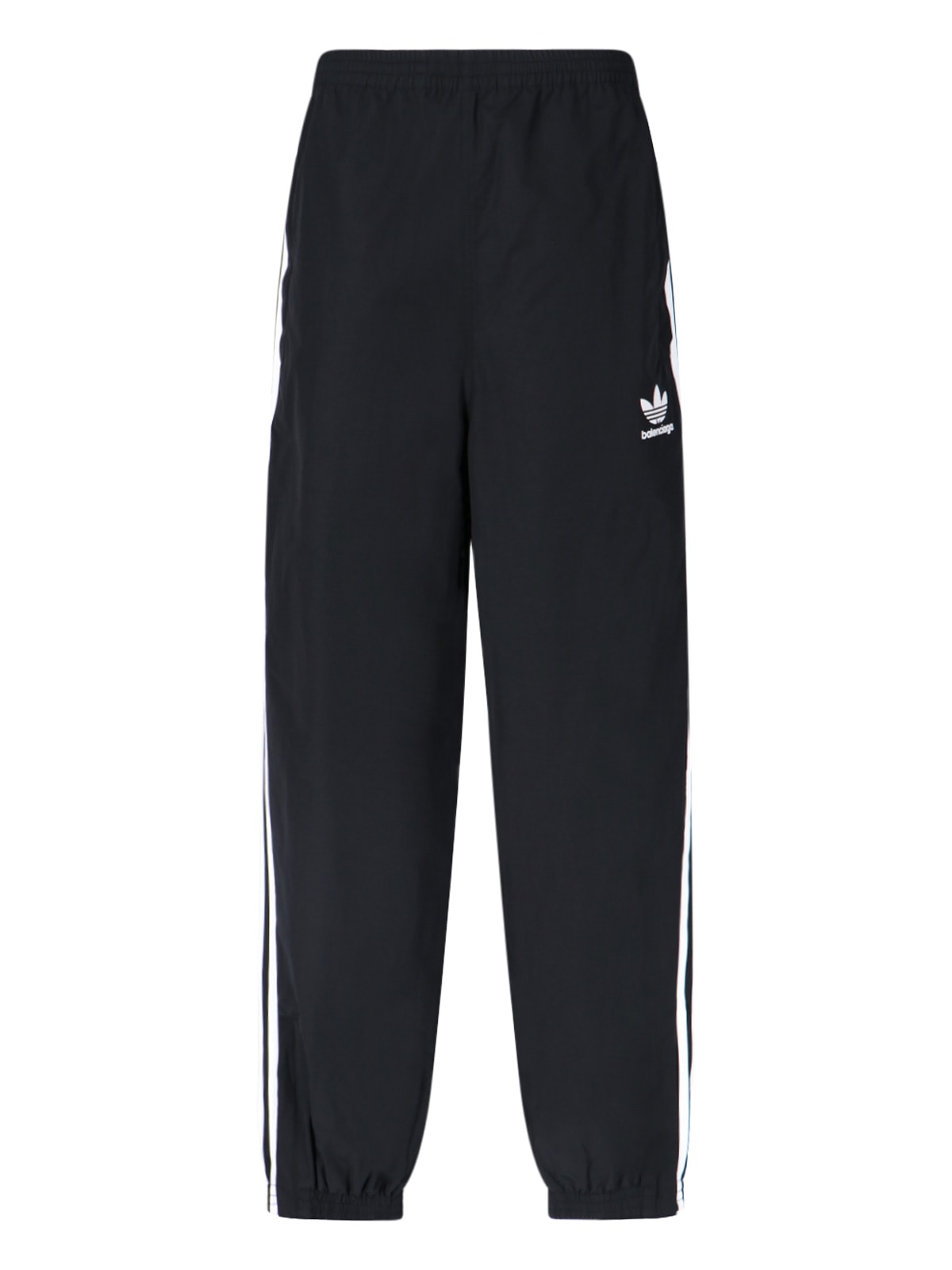 Shop Balenciaga X Adidas Logo Sport Pants In Black