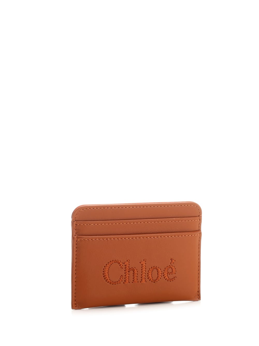Shop Chloé Card Slots In Brown