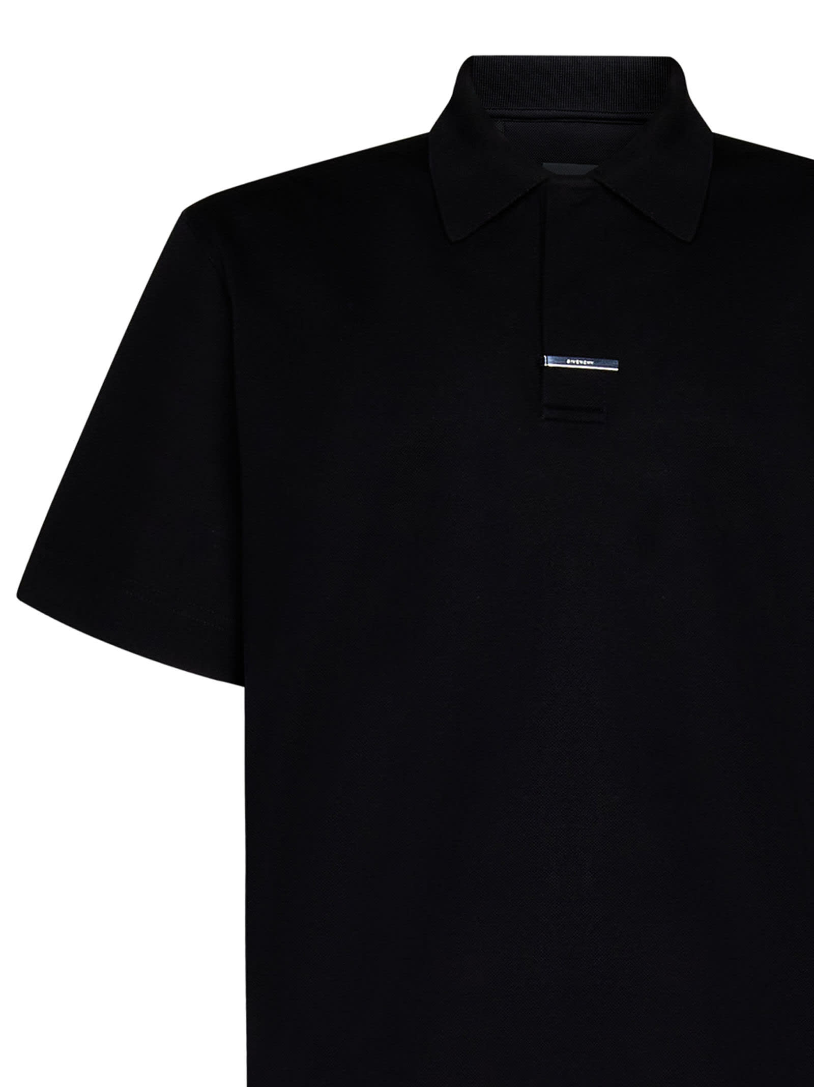 Shop Givenchy Polo Shirt In Black