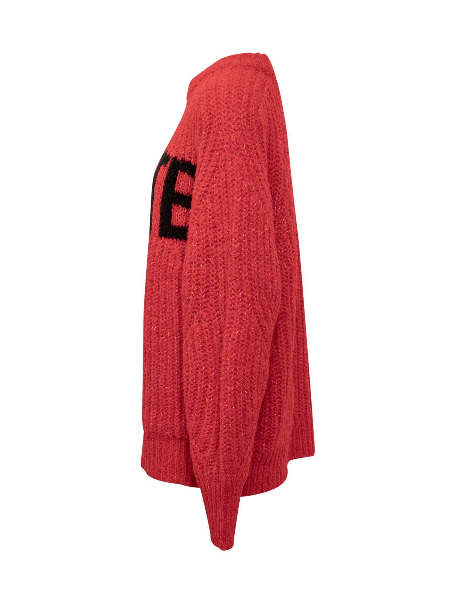 Shop Rotate Birger Christensen Sweater In High Risk Red