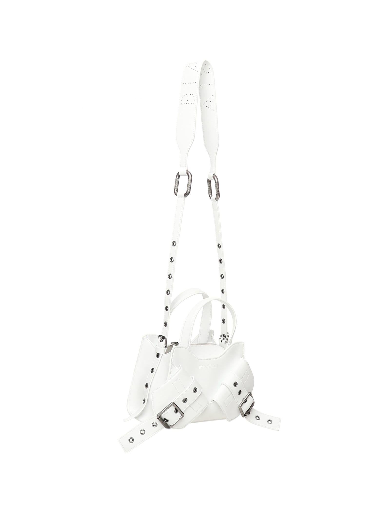 Biasia Y2k Shoulder Bag In White