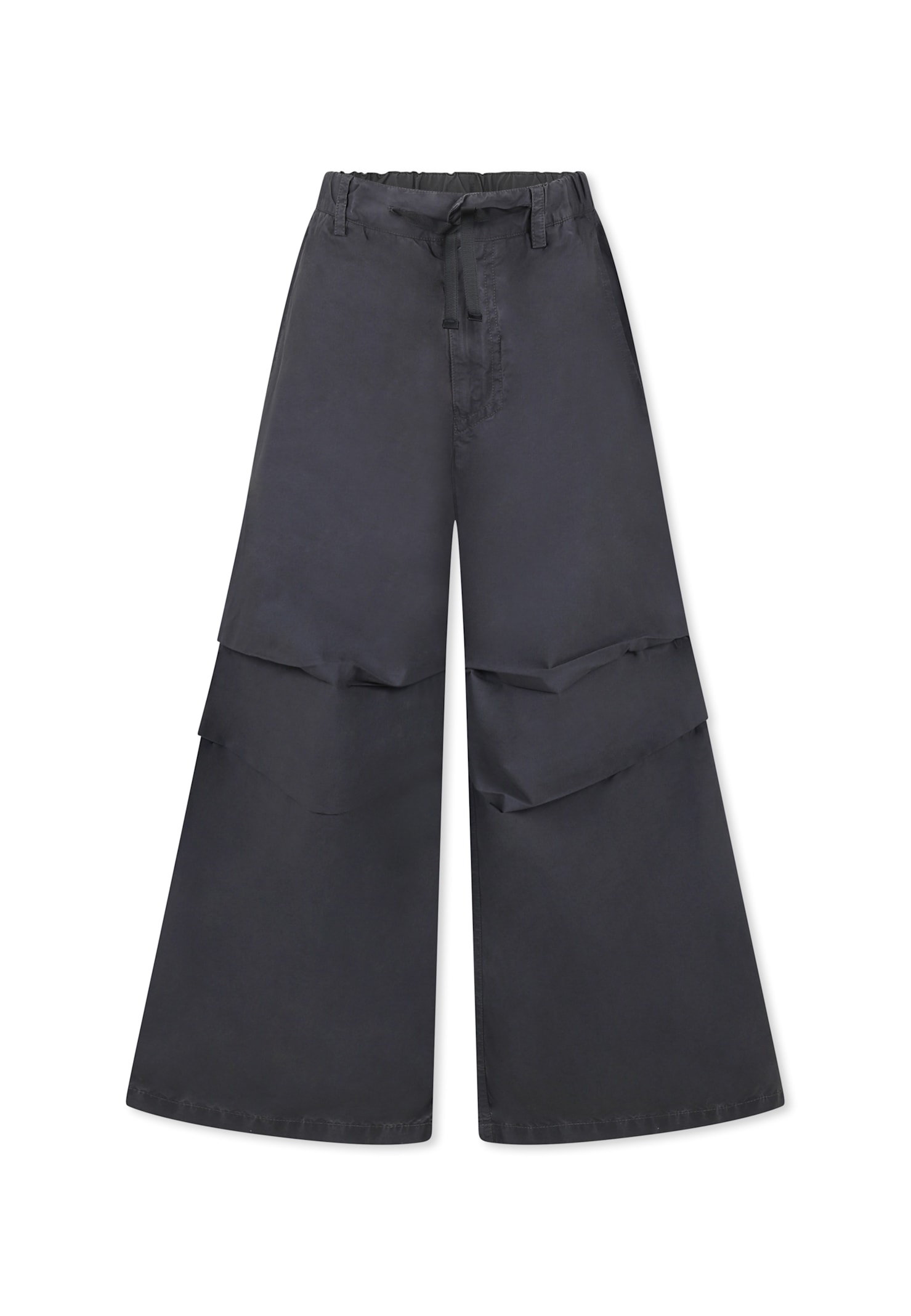 Mm6 Maison Margiela Grey Trousers For Kids With Iconic Number Logo In Grey