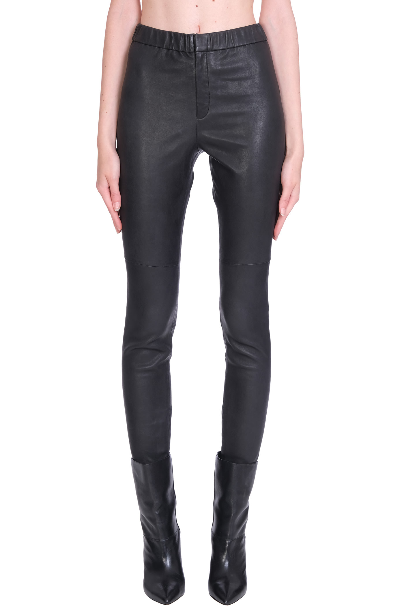 Isabel Marant Étoile Iany Pants In Black Leather