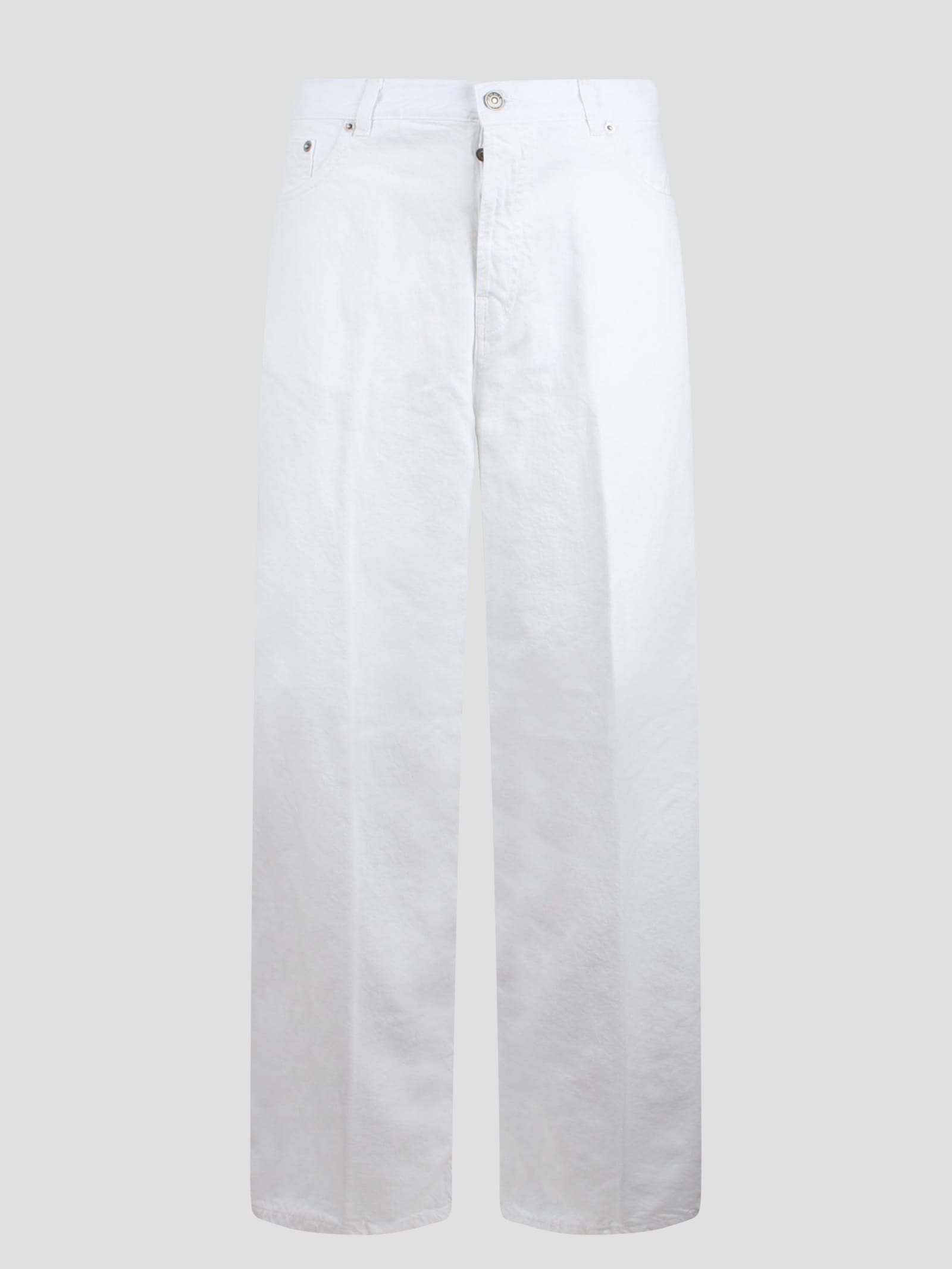 Shop Haikure Bethany Twill Jeans In White