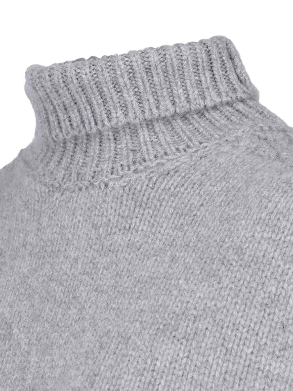 Shop Sa Su Phi Turtle-neck Sweater In Gray