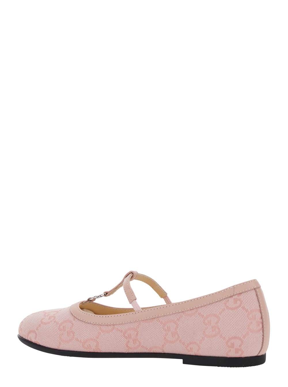 Gucci Double G Ballet Flat In Pink