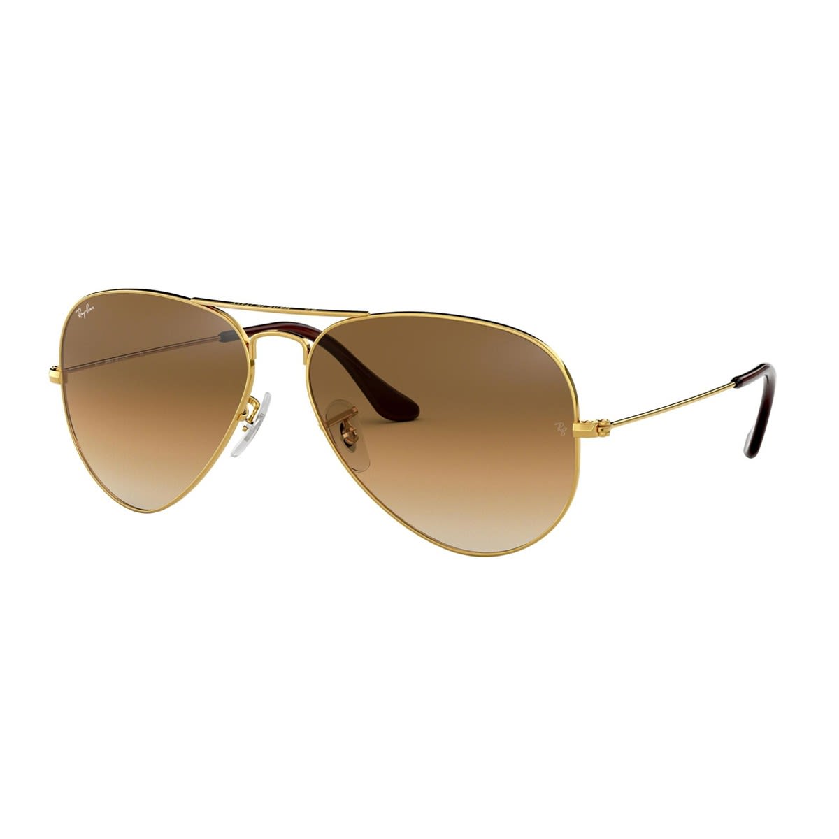 Shop Ray Ban Aviator 3025 Sunglasses In Oro
