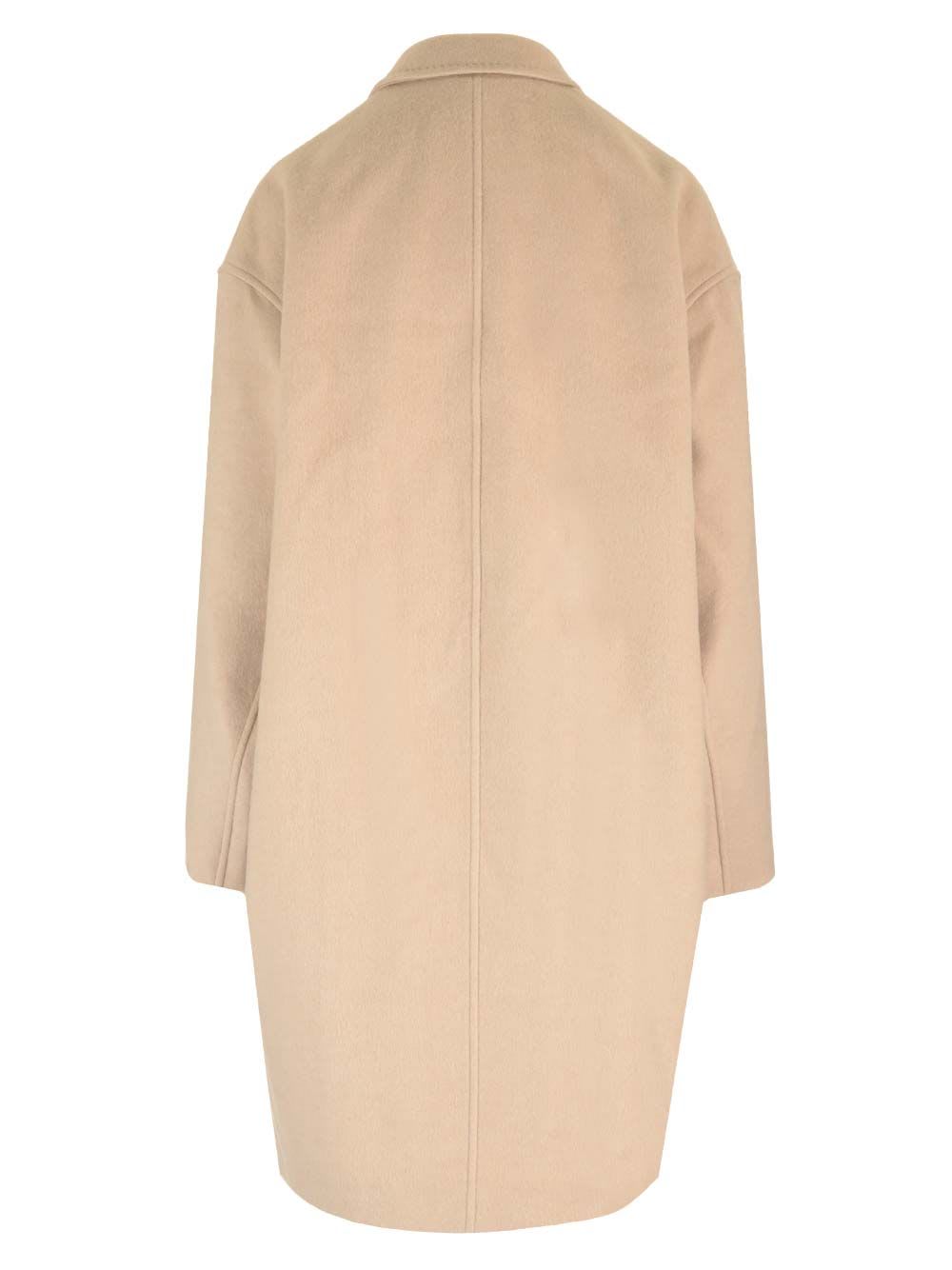 Shop Isabel Marant Efegozi 3/4 Length Coat In Beige