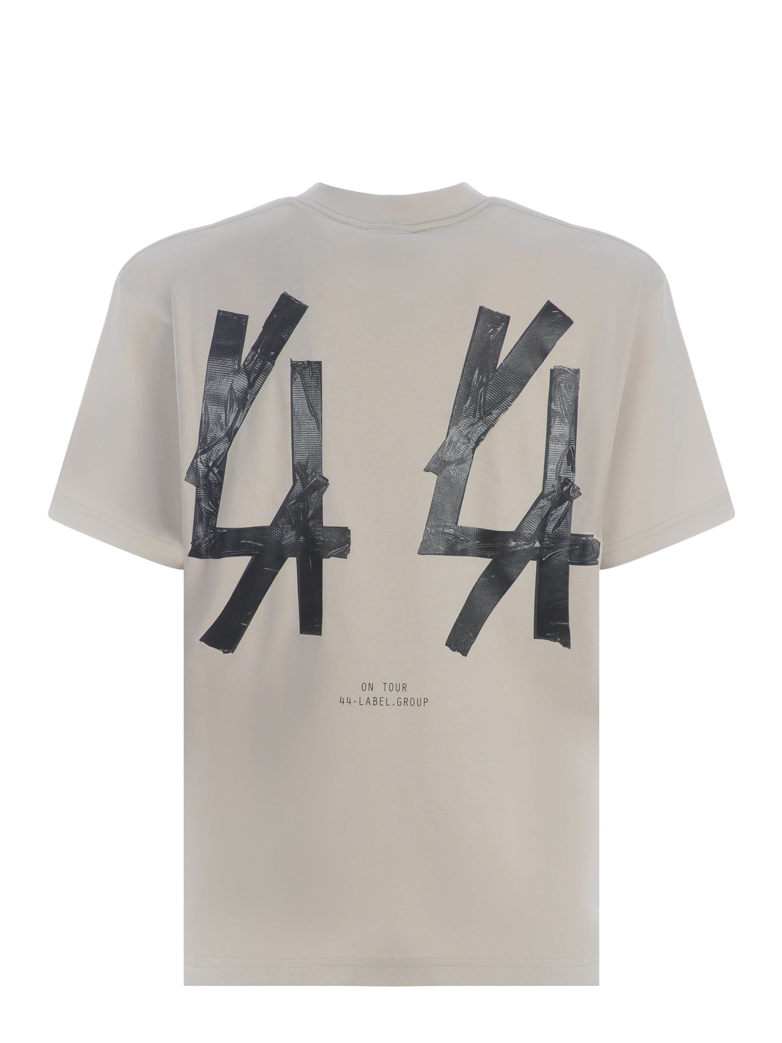Shop 44 Label Group T-shirt  Gaffer Made Of Cotton In Crema