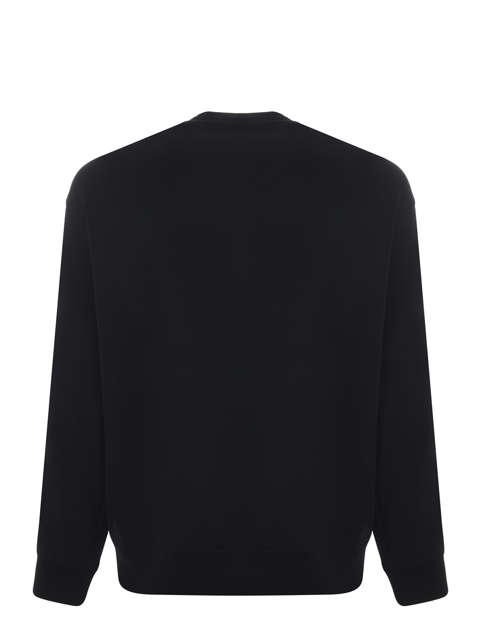 Shop Emporio Armani Sweatshirt In Black