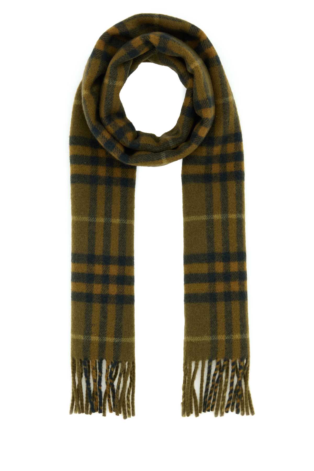 BURBERRY EMBROIDERED CASHMERE SCARF 