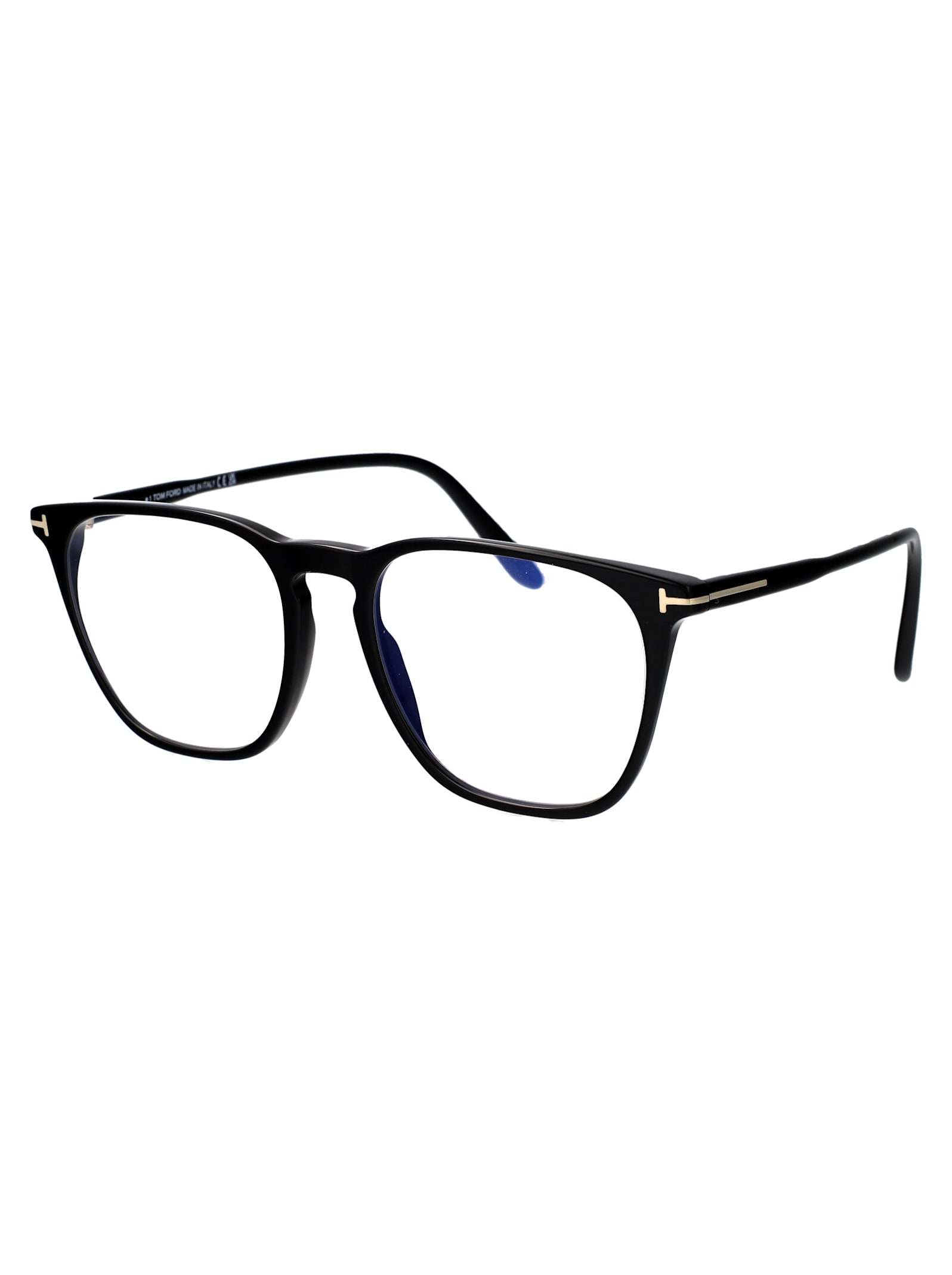 Tom Ford Ft5937-b Glasses In 001 Nero Lucido