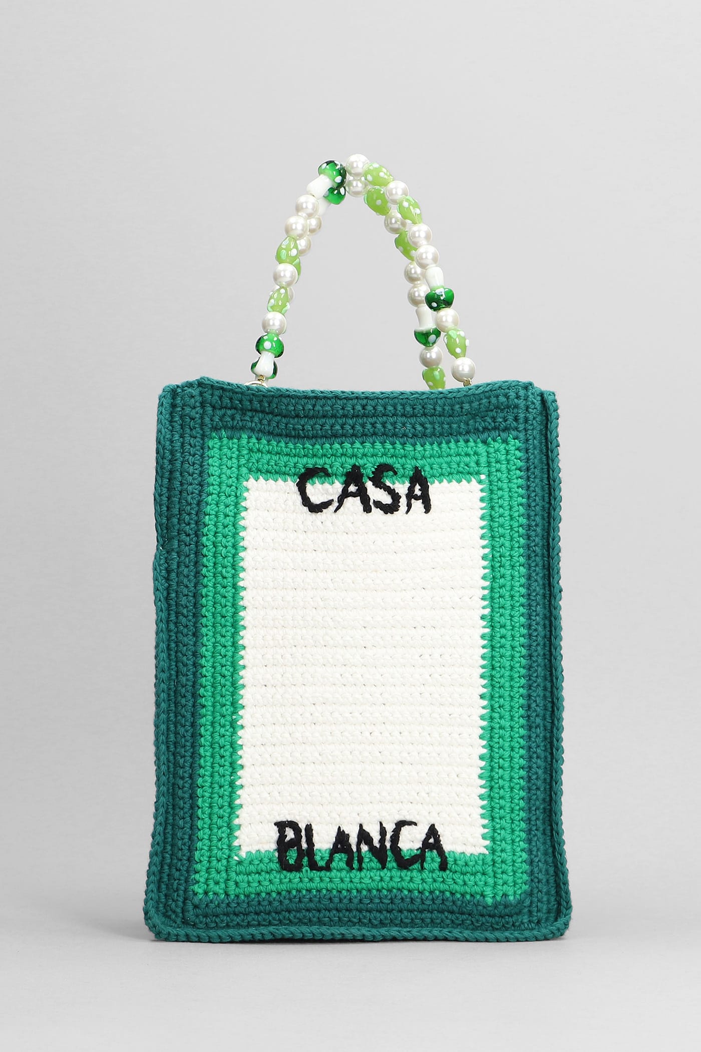 Casablanca Tote In White Cotton
