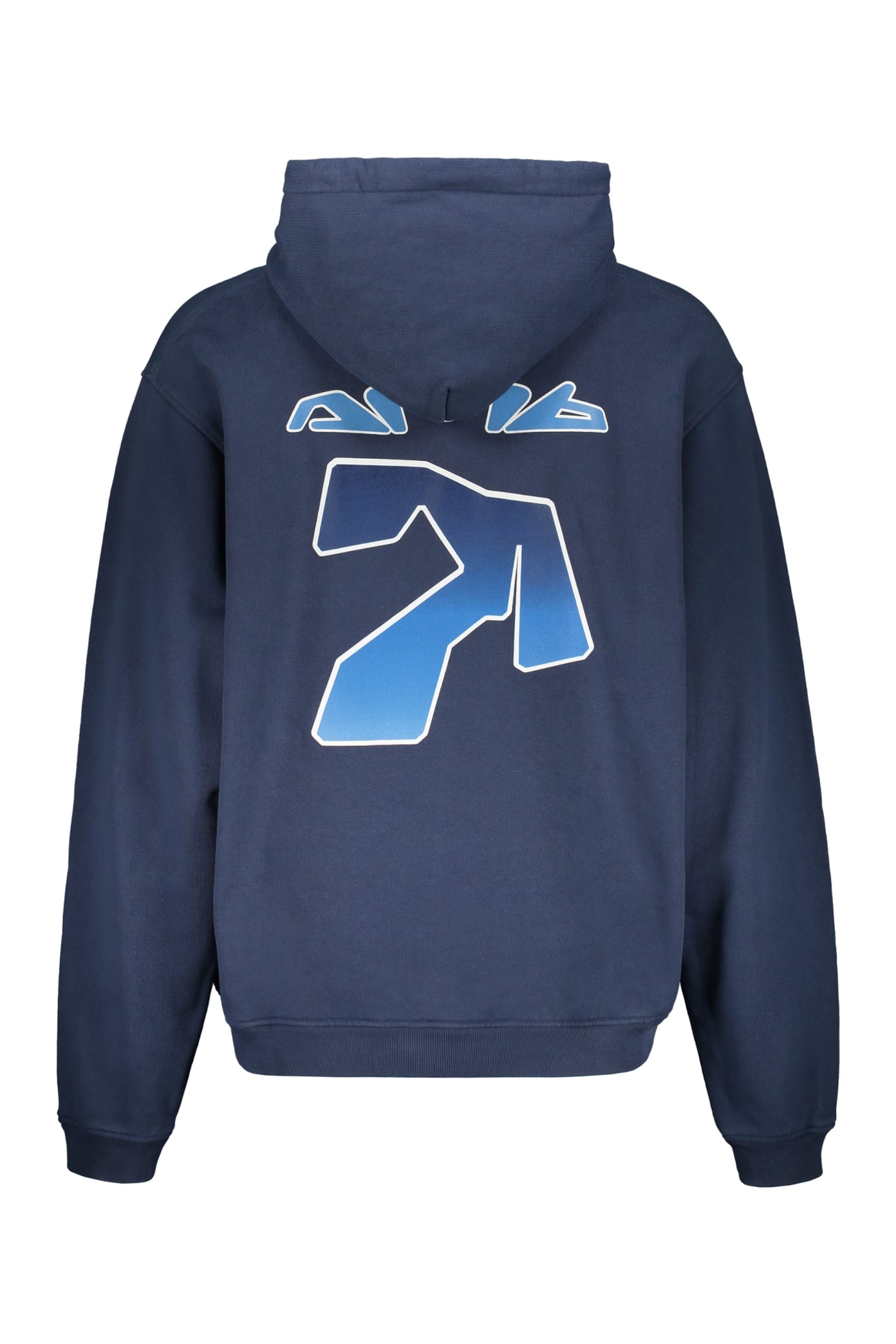 Shop Ambush Hooded Sweatshirt In Blue