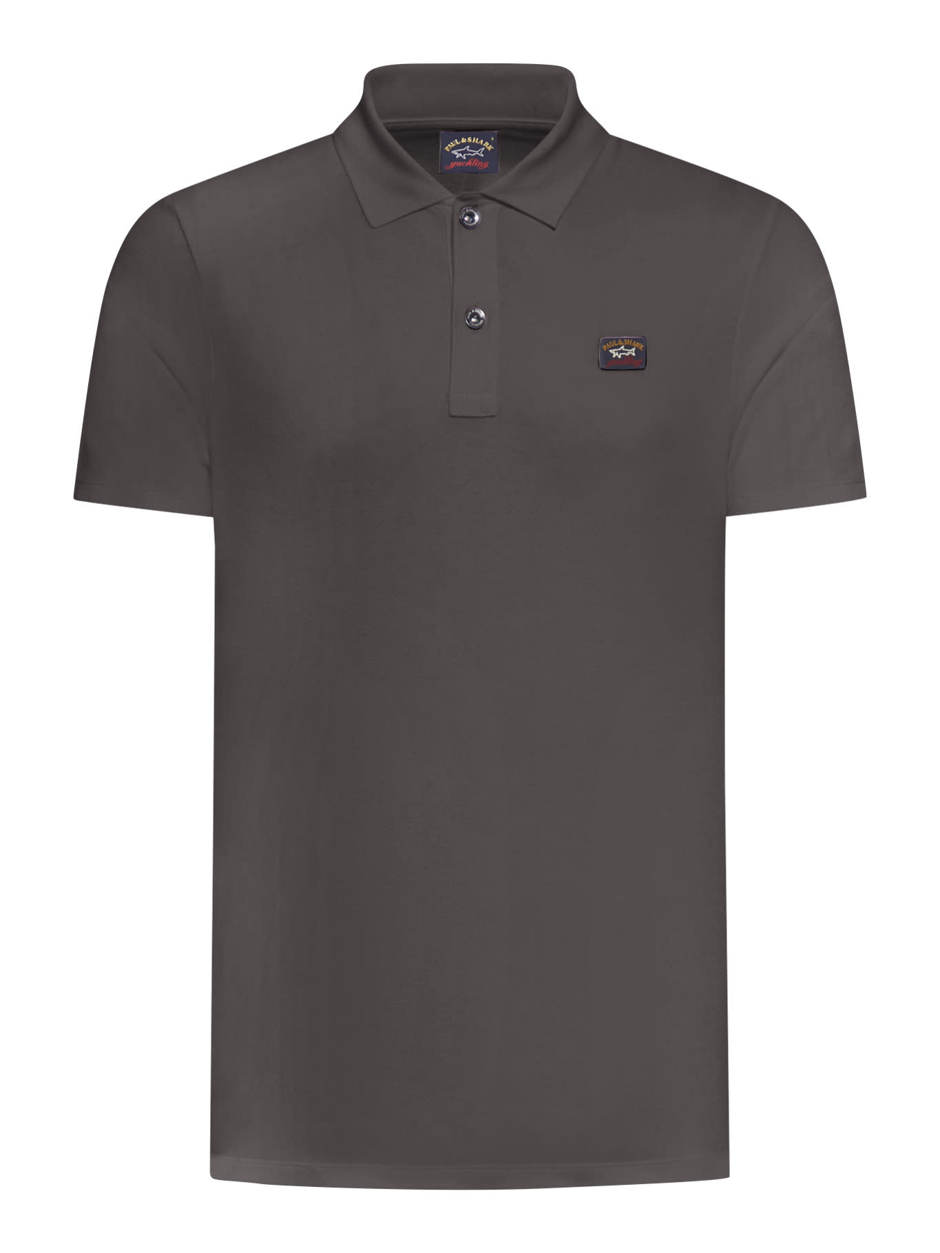 Shop Paul&amp;shark Polo Cotton In Brown