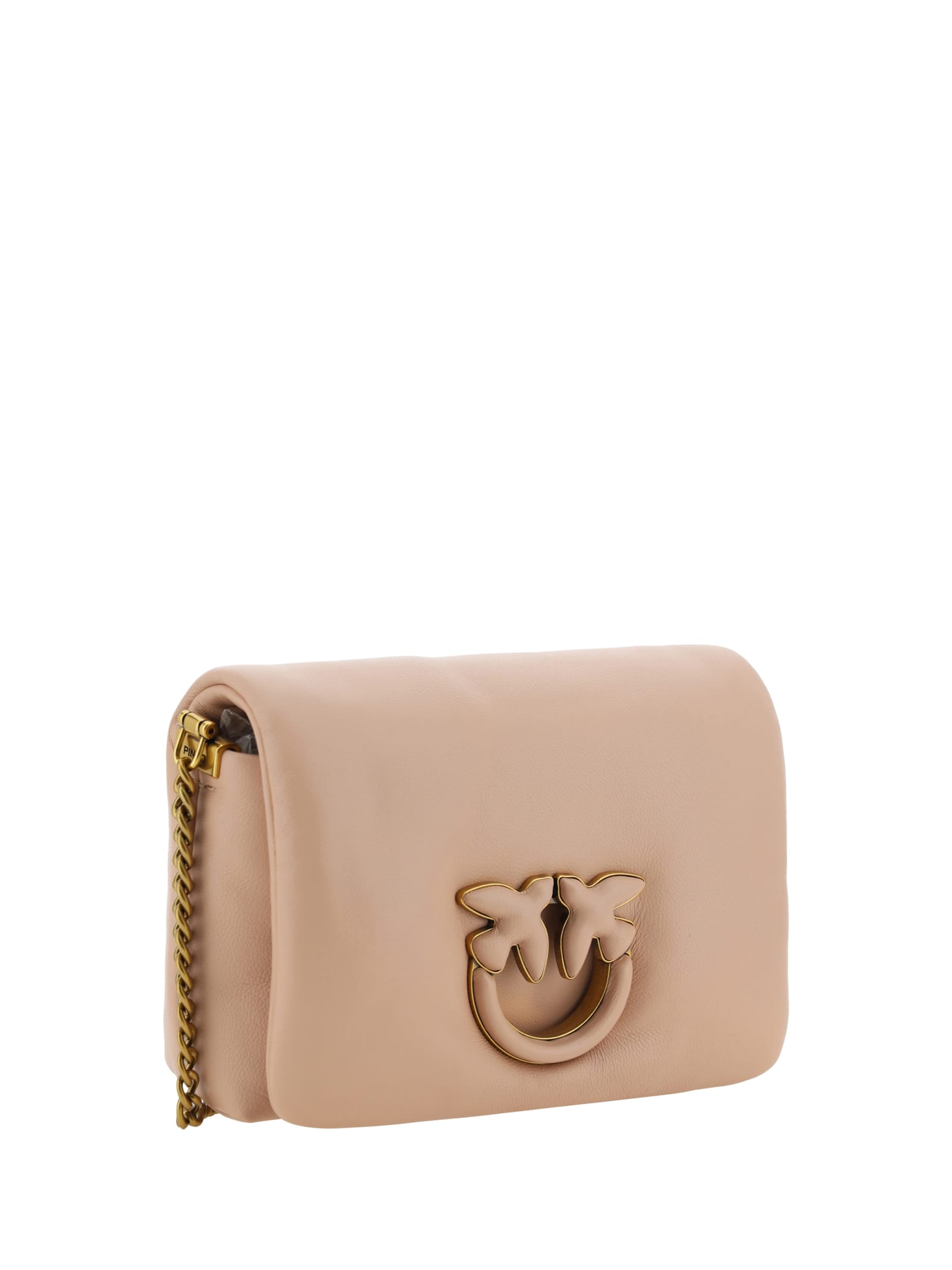 Shop Pinko Shoulder Bag In Cipria-block Color